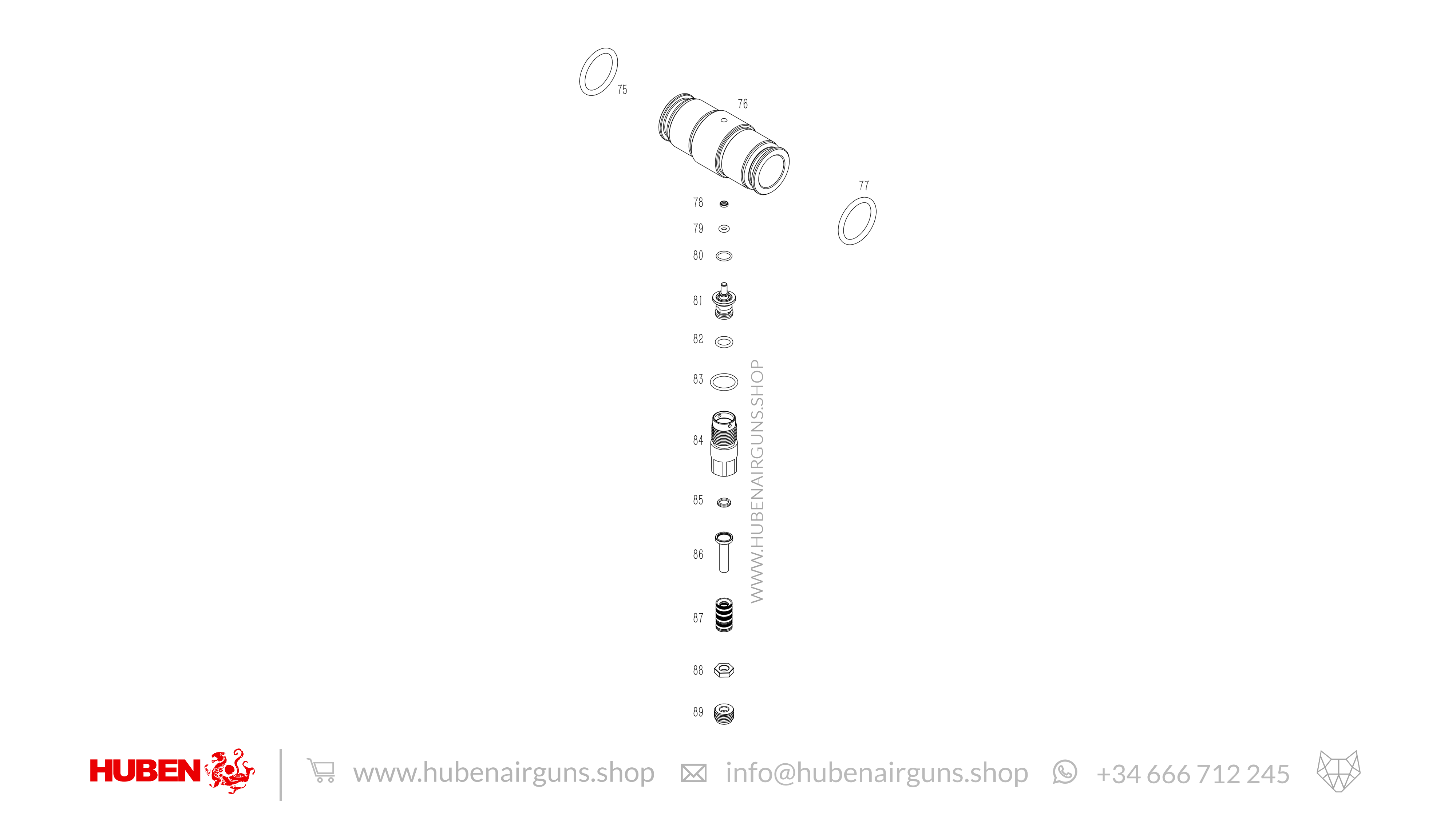 Spare parts Huben K1 Diagram 5 Regulator
