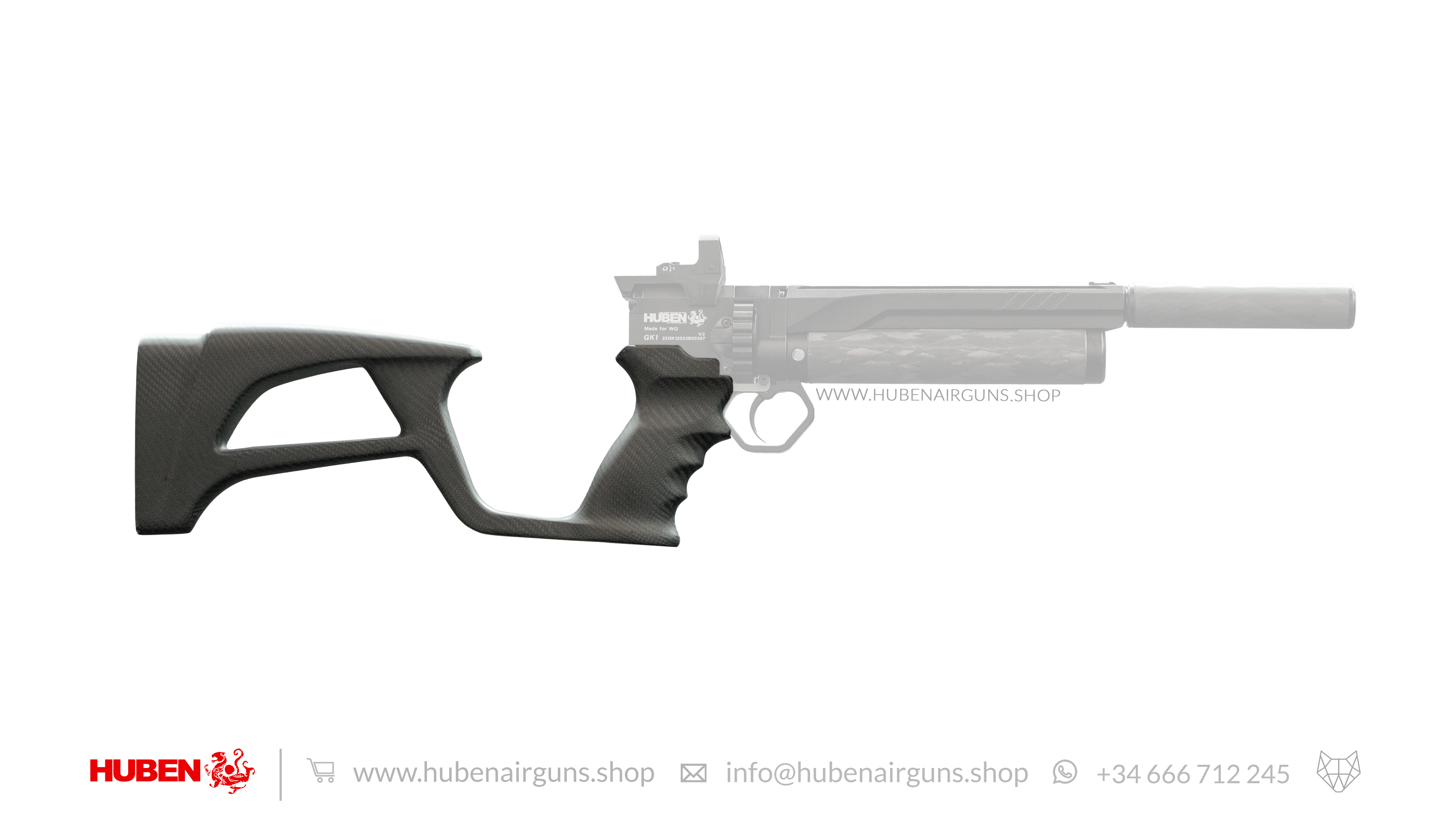 Wolfiek Carbon Fiber Stock for GK1 Air Pistol