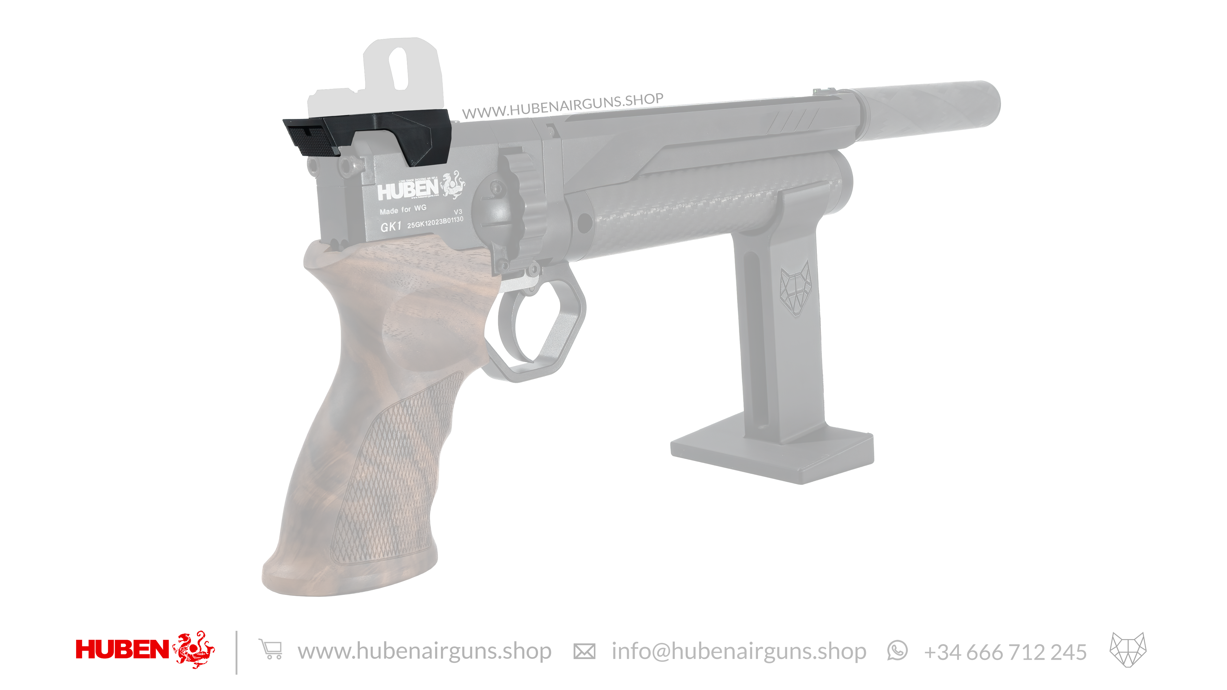 Huben GK1 Pistol Mounting Plate for Red Dot Sight 1x17x24