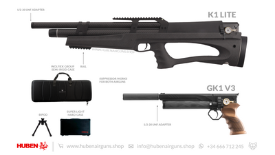 Huben Airguns Perfect Bundle Set (GK1 + K1)