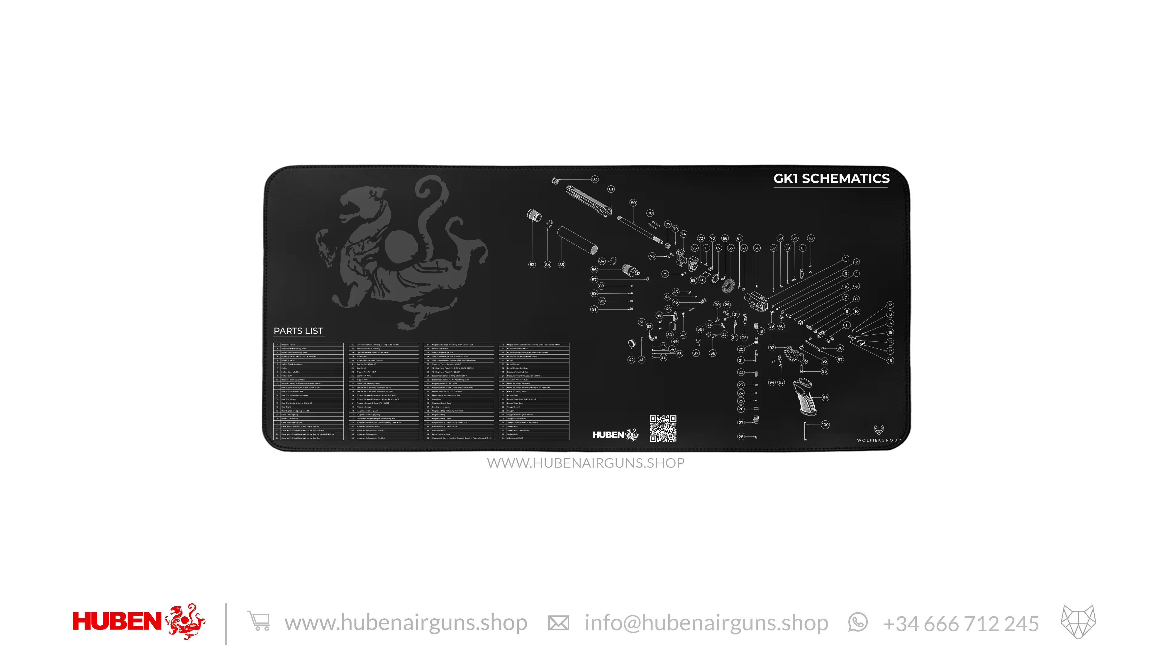Huben GK1 Working Mat