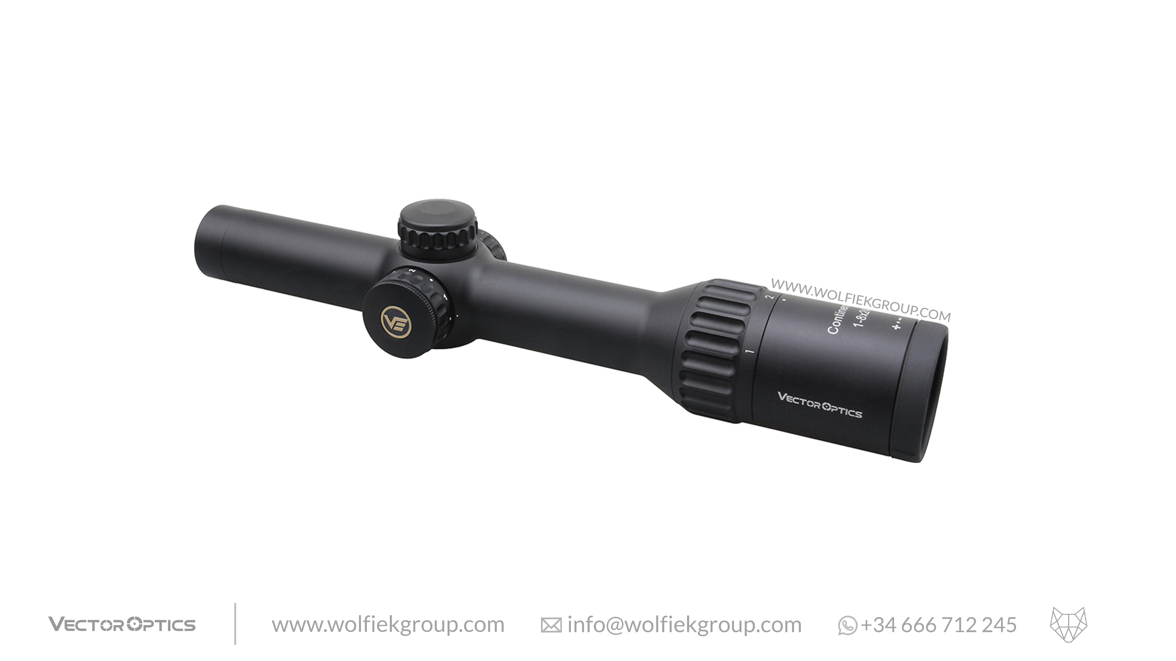 Vector Optics Continental Riflescope Hunting – x8 1-8x24 ED SFP