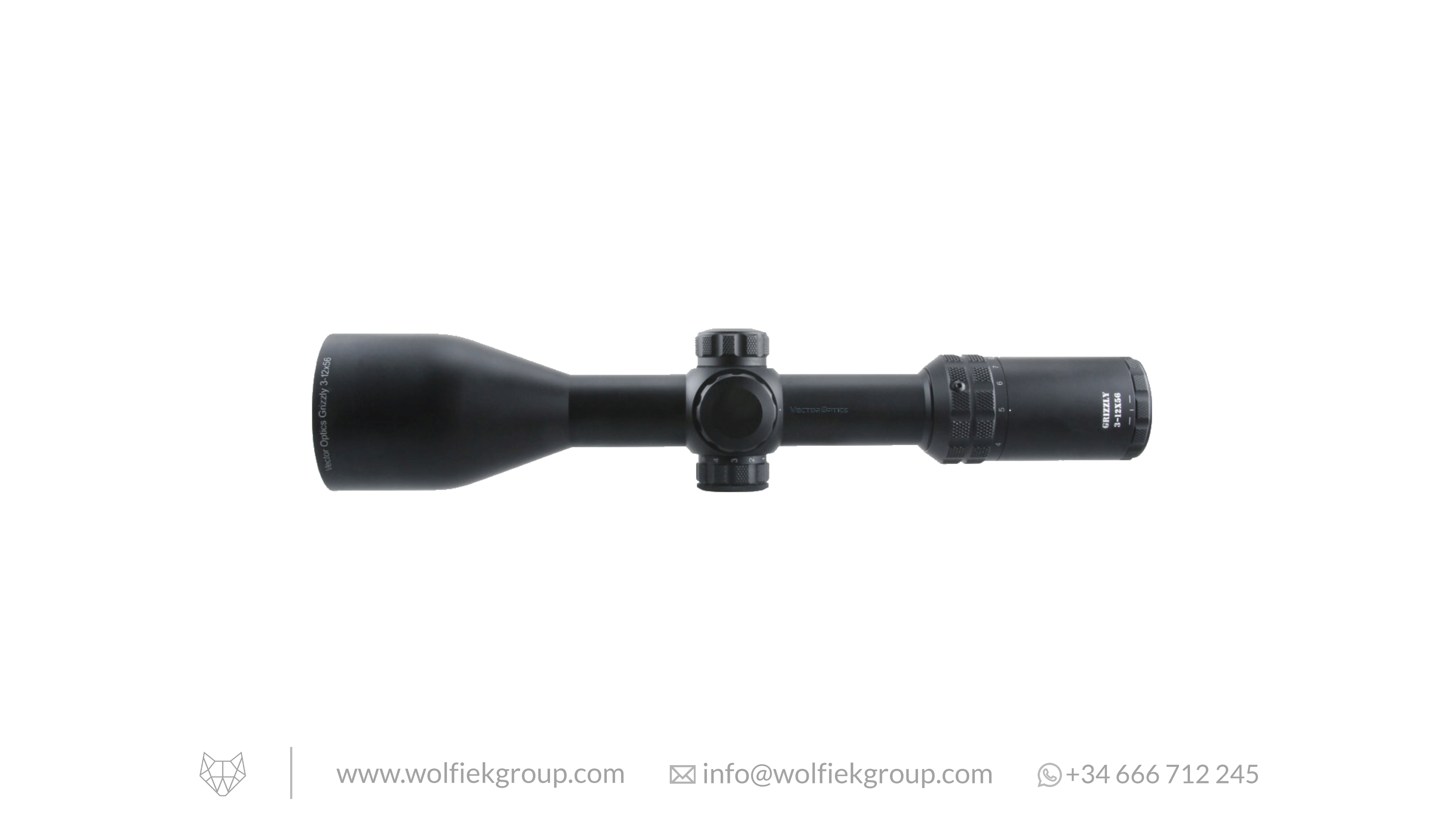 Vector Optics Grizzly Riflescope - 3-12x56 SFP