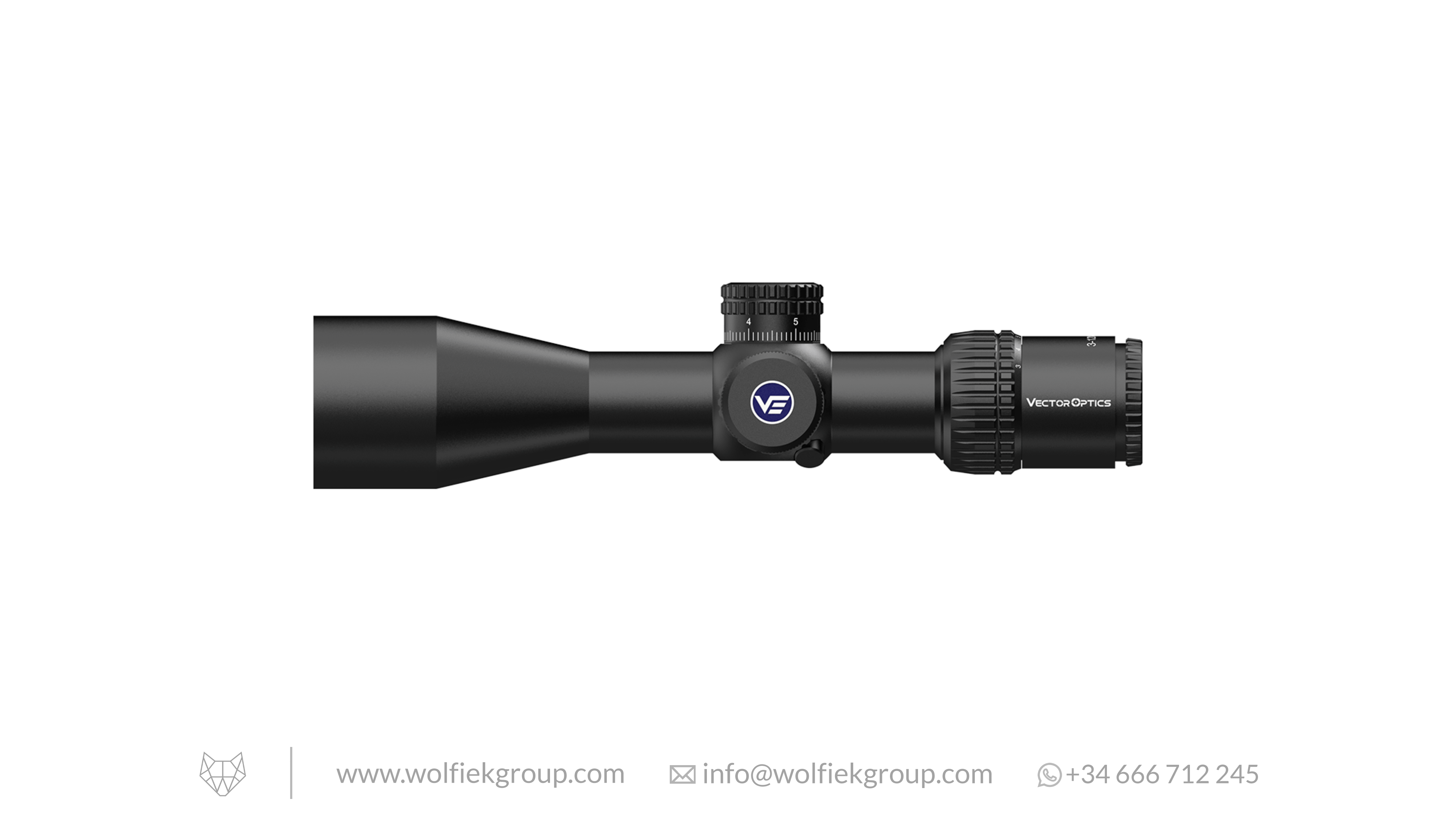 Vector Optics Veyron Compact Riflescope - 3-12x44IR SFP