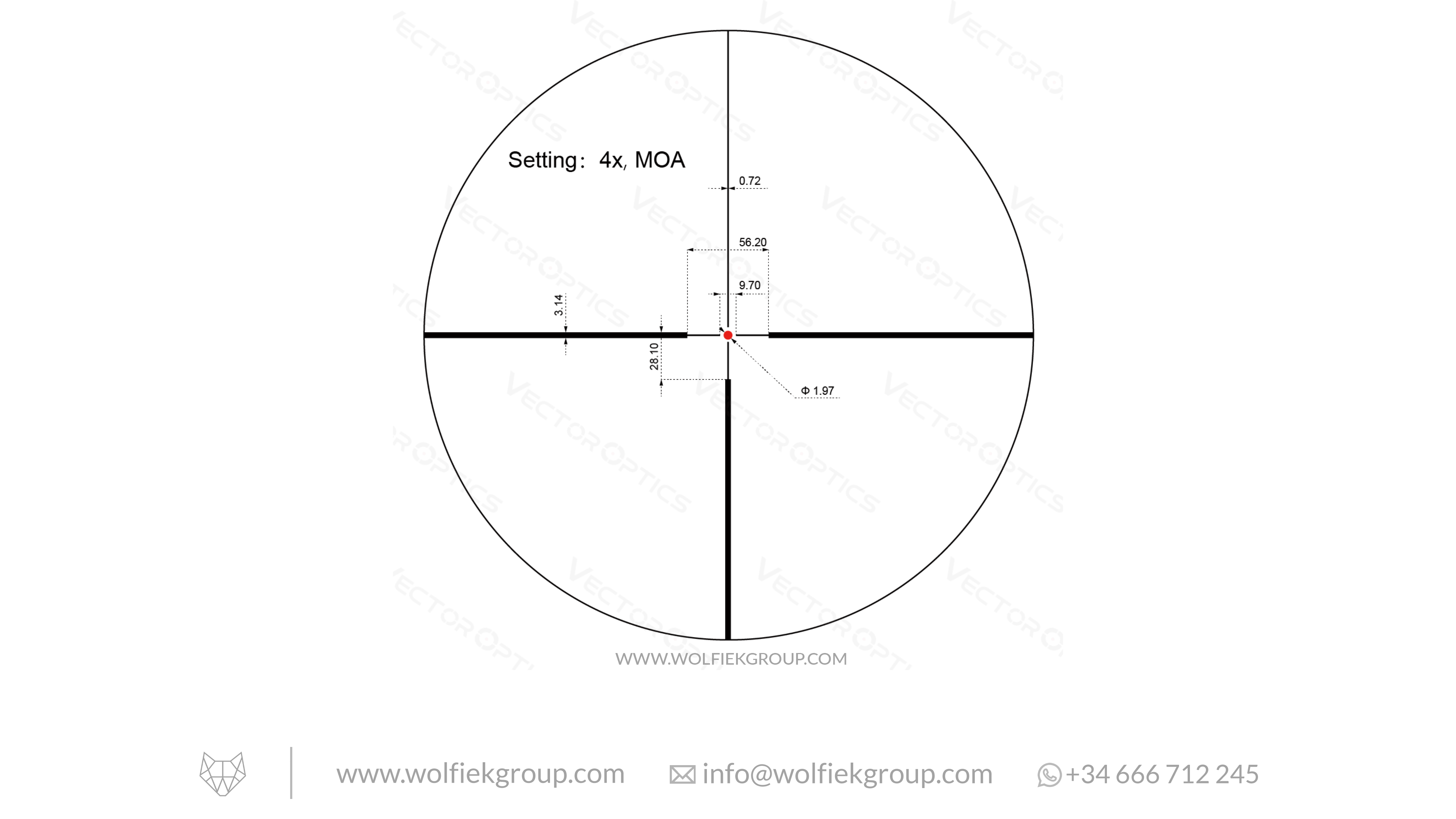 Vector Optics Continental Riflescope Hunting – x8 1-8x24 ED SFP