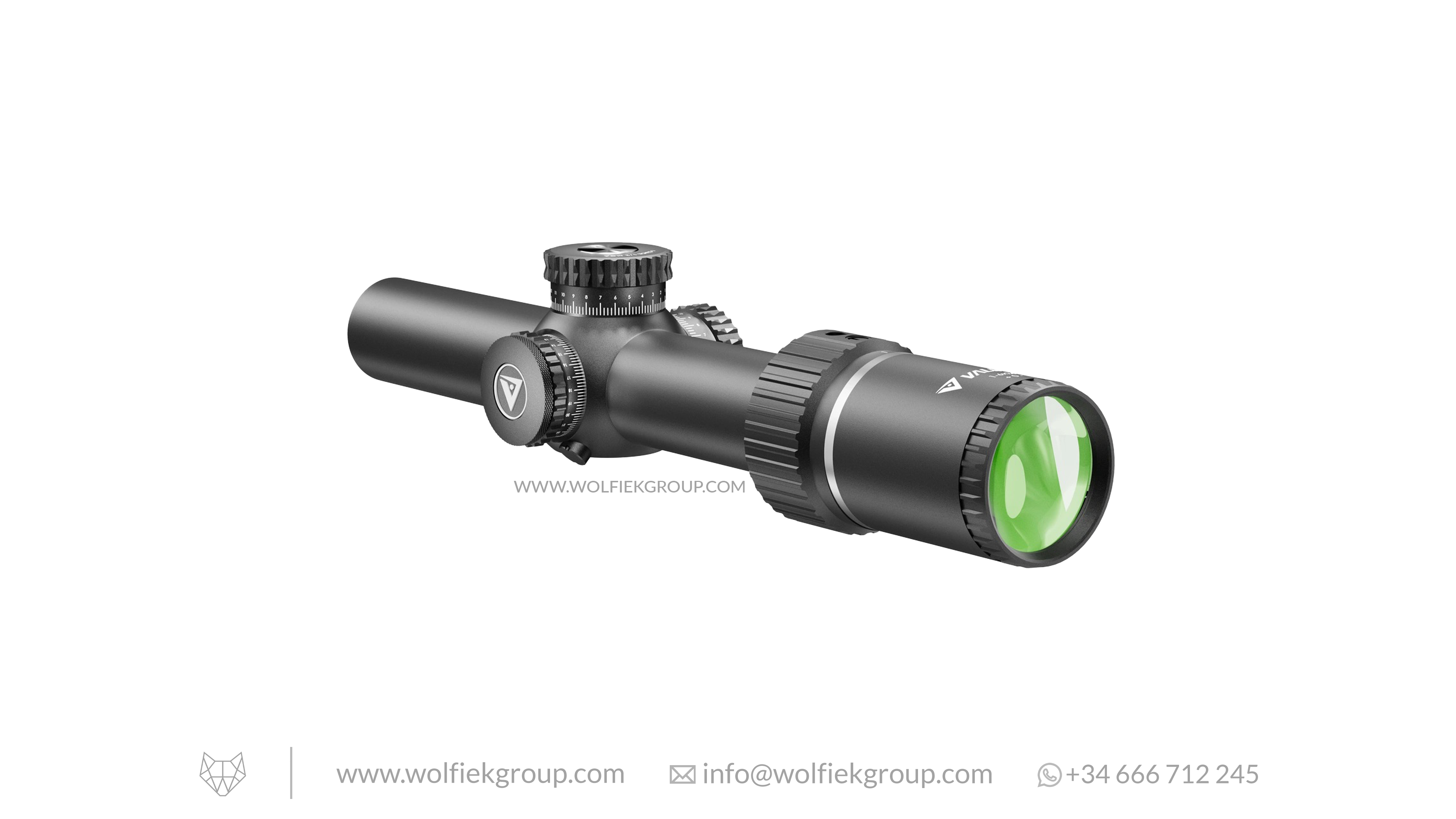 Valiant Optics Kronos Riflescope - 1-6x24 SIR