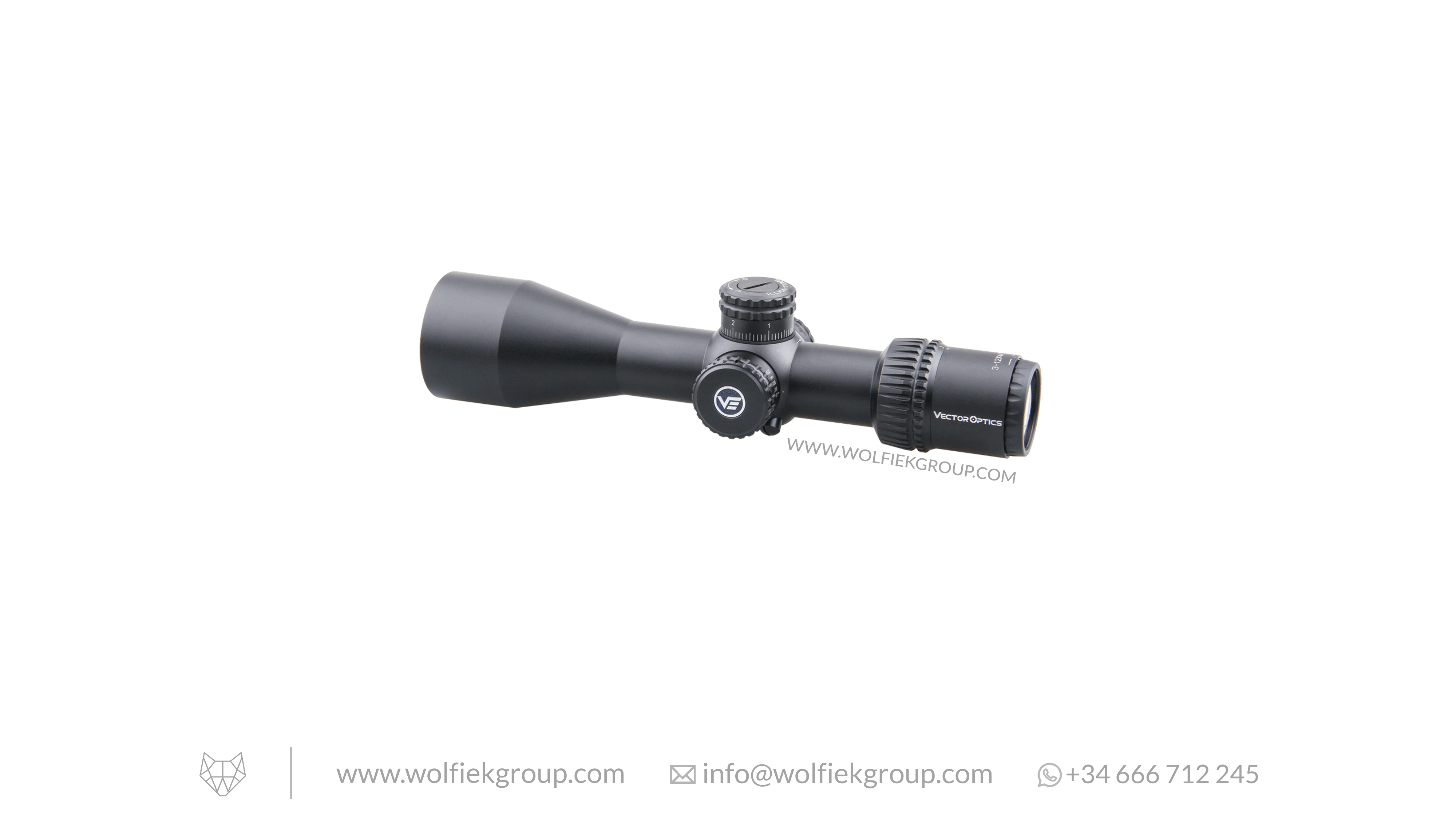 Vector Optics Veyron Riflescope - 3-12x44 SFP