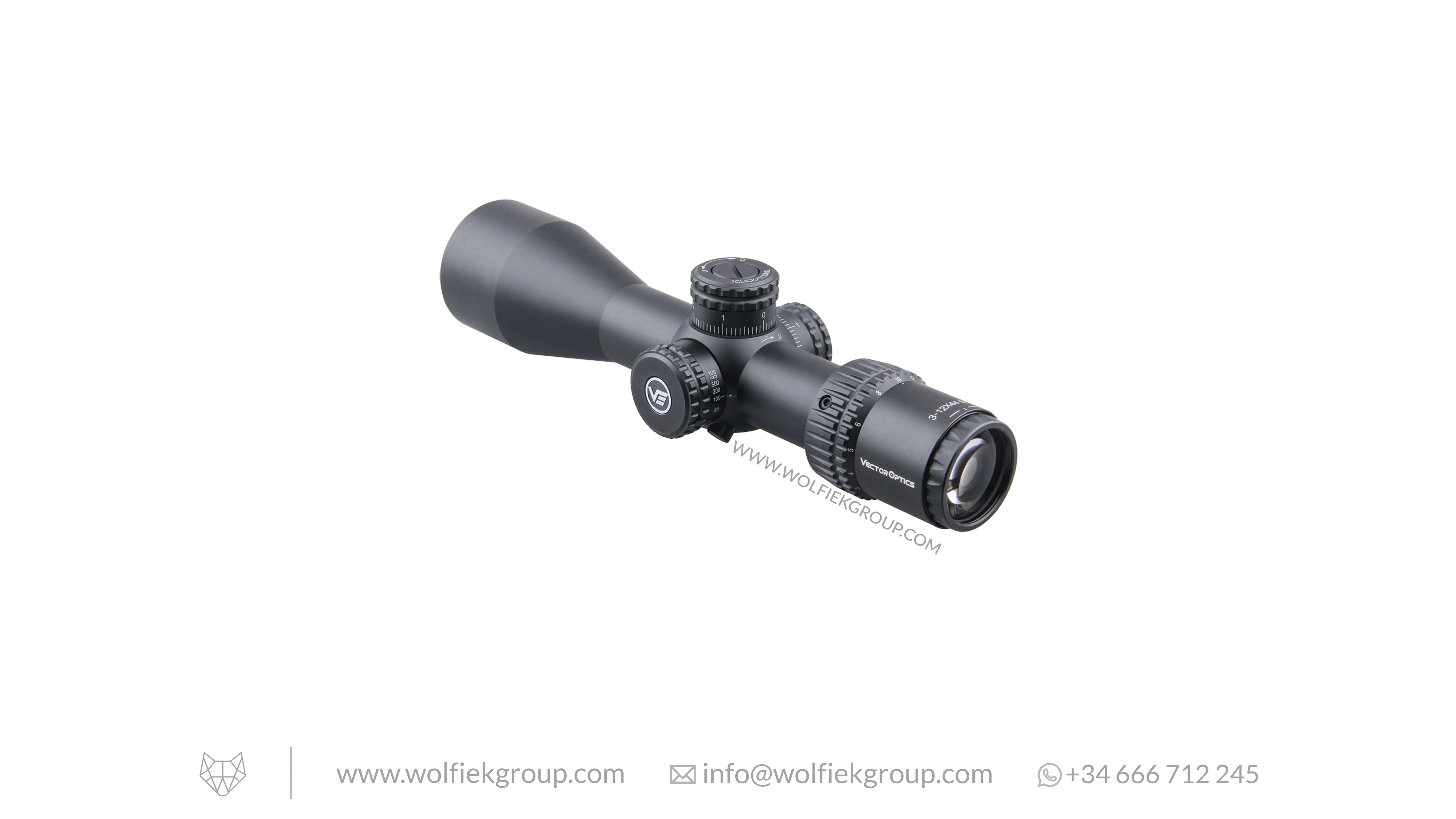 Vector Optics Veyron Riflescope - 3-12x44 SFP