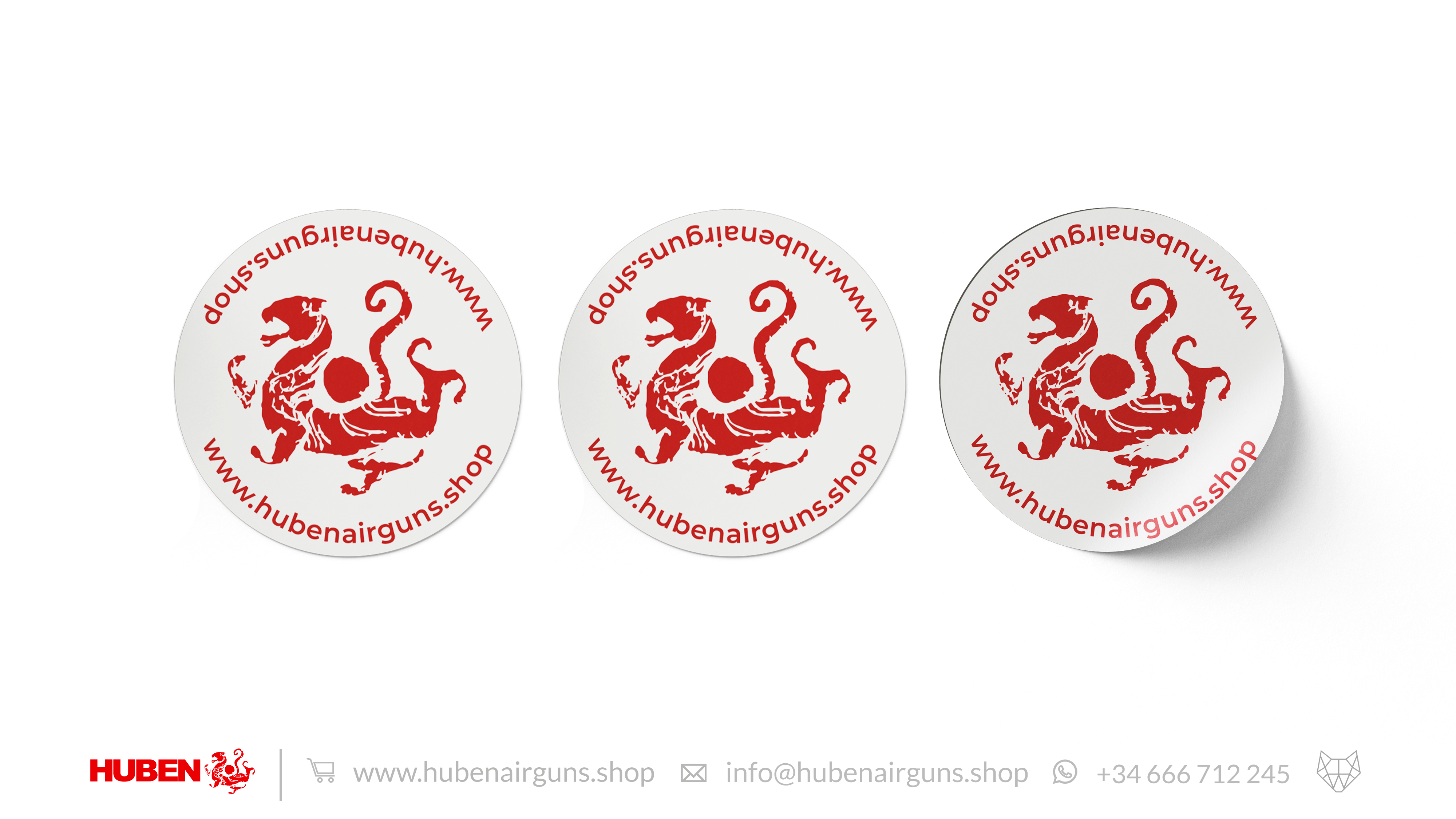 Huben Airguns Shop stickers