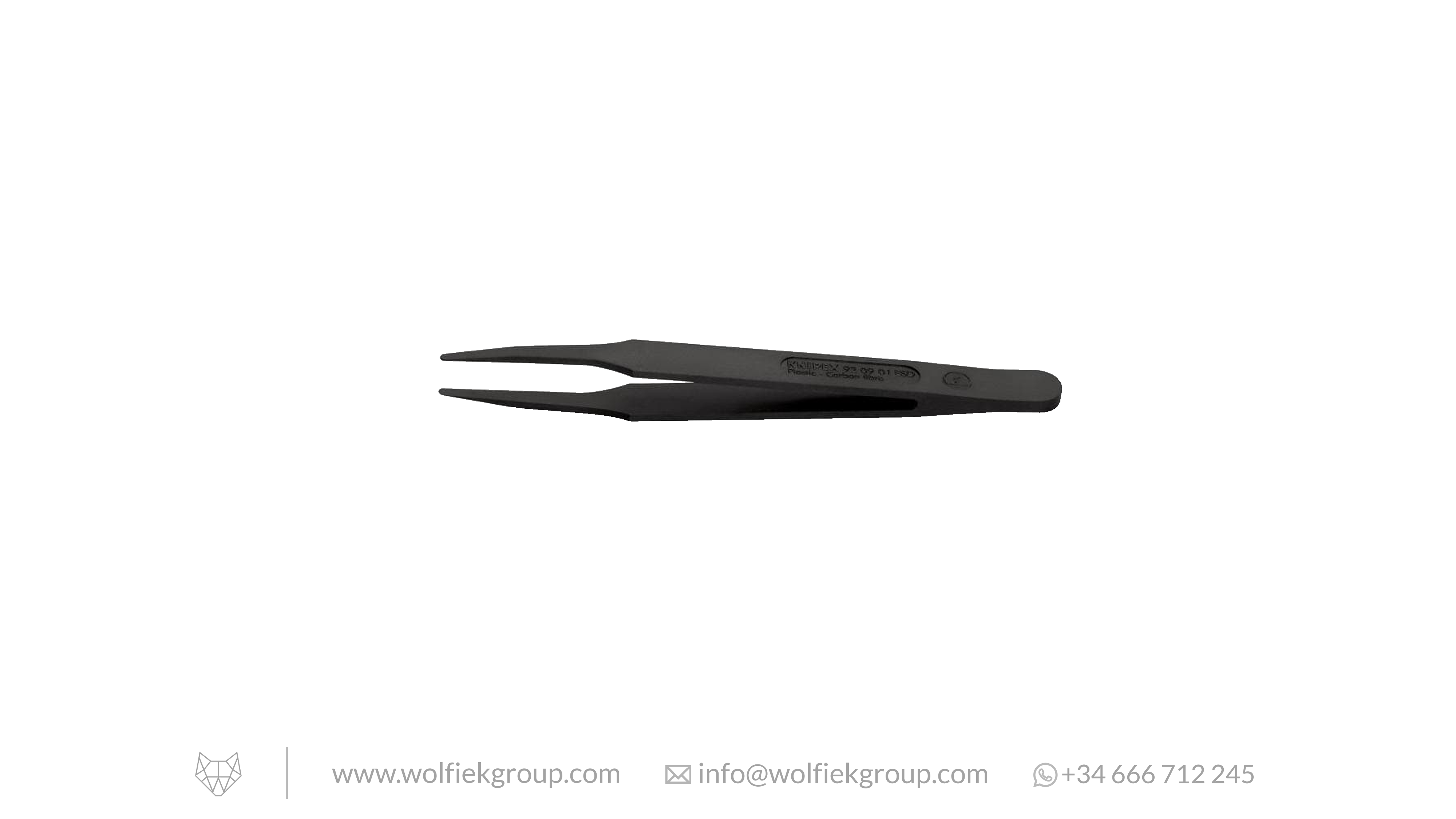 Carbon Fiber Plastic Tweezers ESD