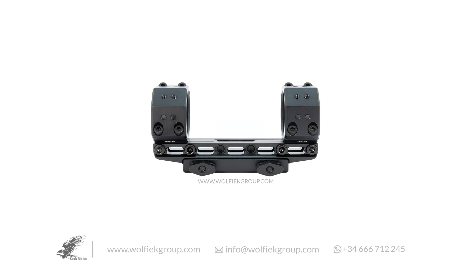 Eagle Vision Picatinny Infinity Elevation ONE-PIECE Scope Mounts 34mm