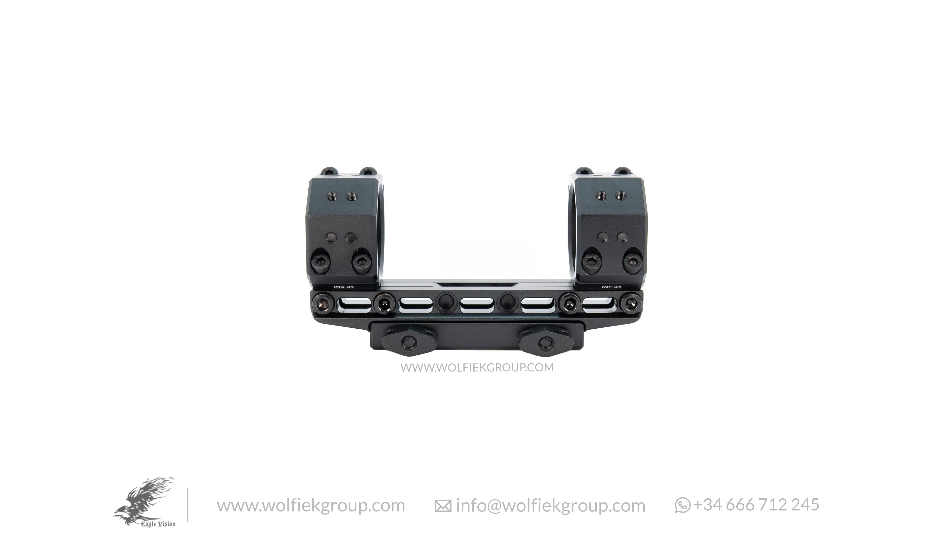 Eagle Vision Picatinny Infinity Elevation ONE-PIECE Scope Mounts 34mm