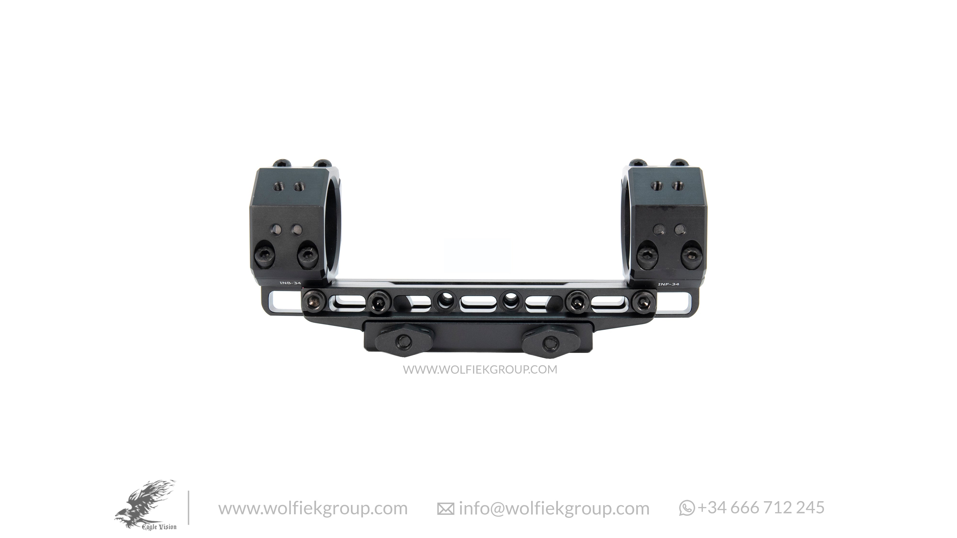 Eagle Vision Picatinny Infinity Elevation ONE-PIECE Scope Mounts 34mm