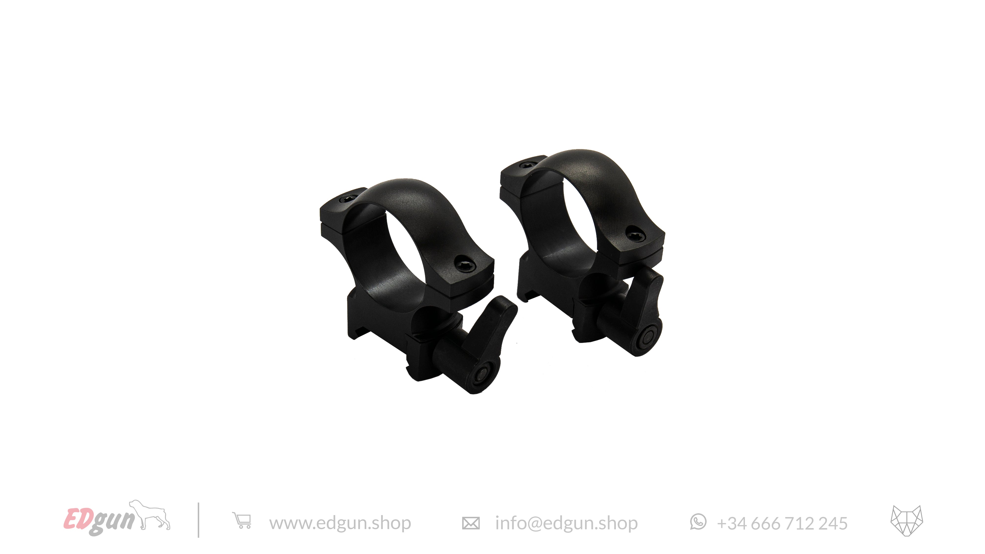 EDgun Tactical Match Rings 30mm Picatinny