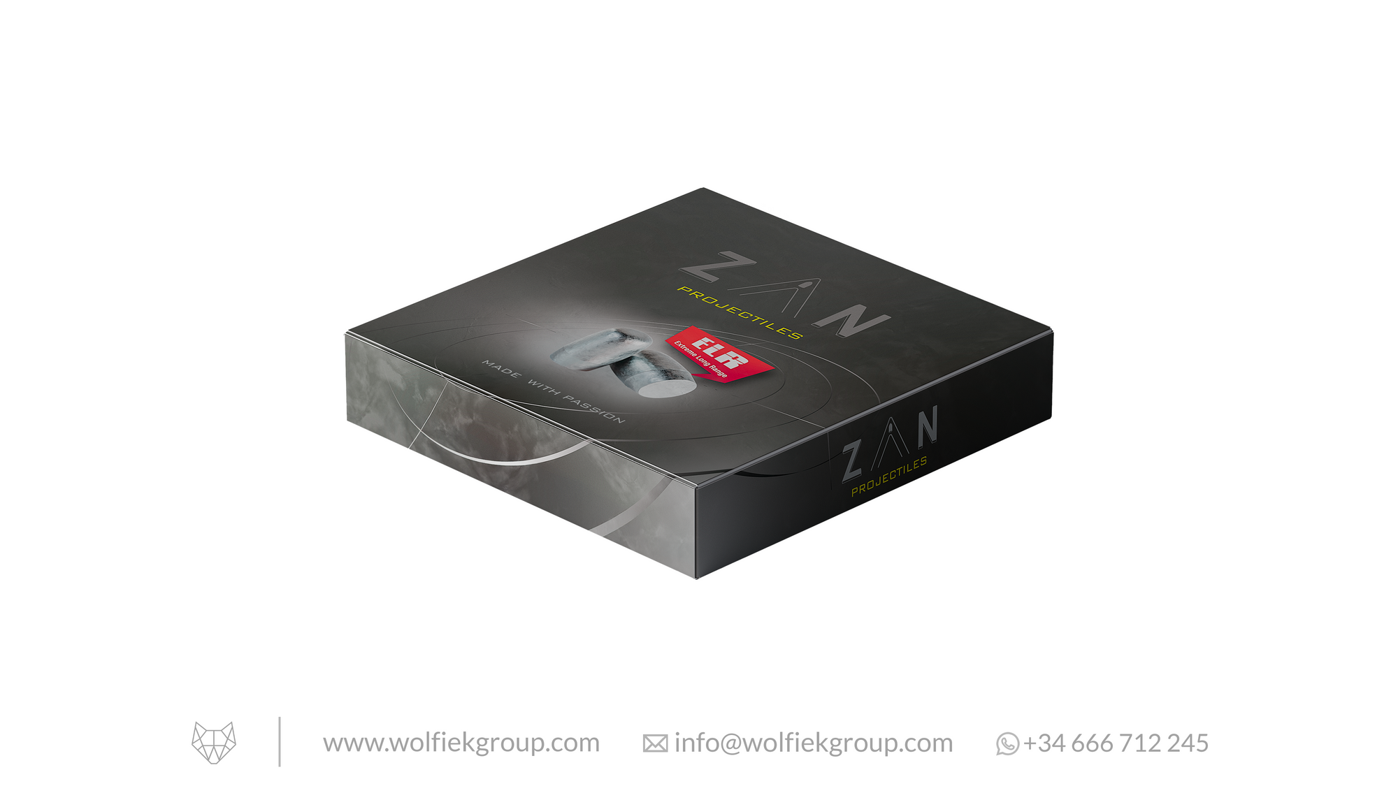 Zan Projectiles Airgun Slugs ELR - Cal .25 (6.5mm) - 3.97g (61.3gr)