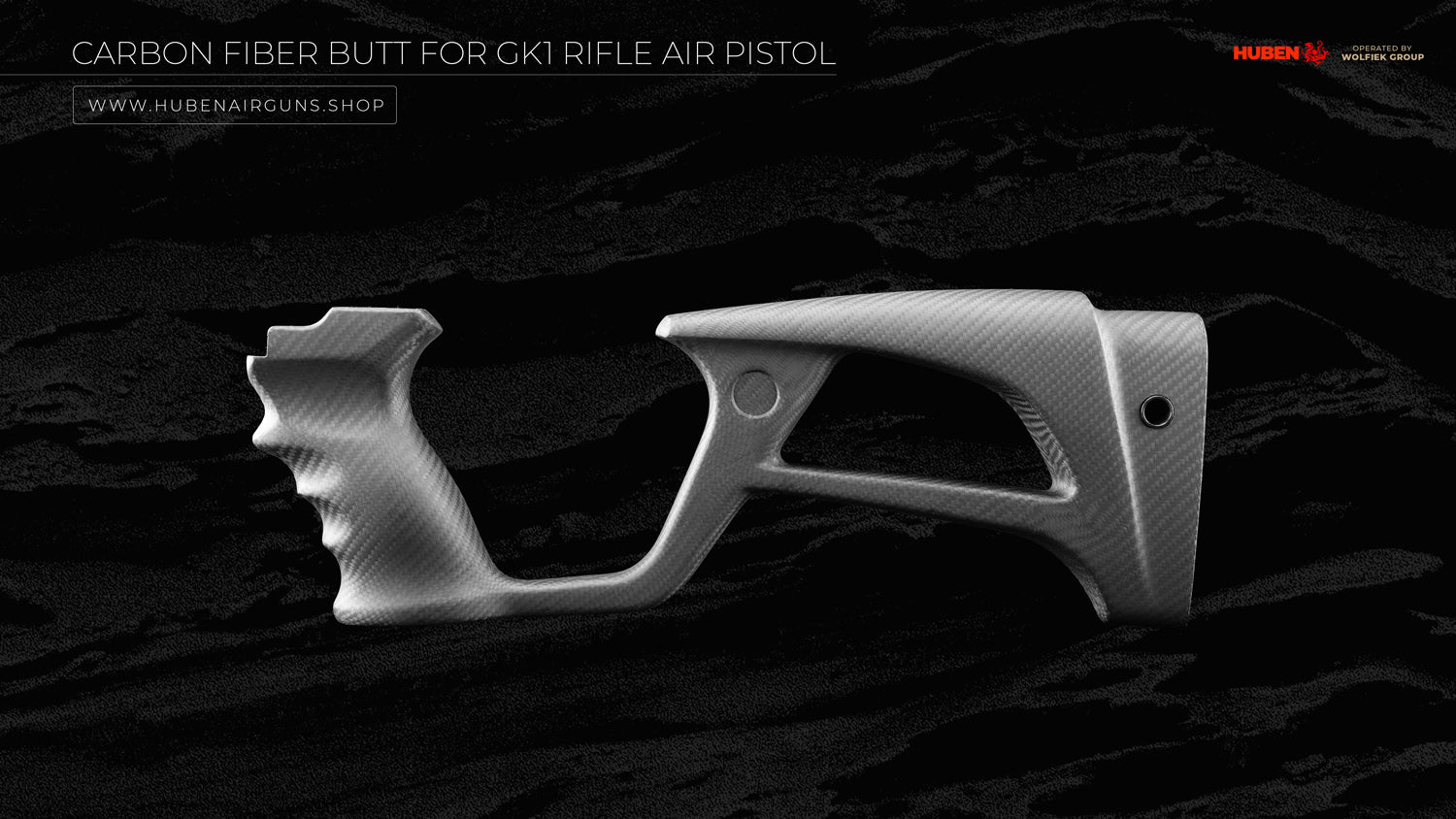 Culata Wolfiek de fibra de carbono para pistola de aire comprimido GK1