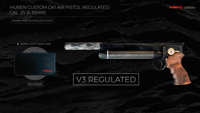 Huben Custom GK1 Air Pistol Regulated - Cal .25 (6.35mm)