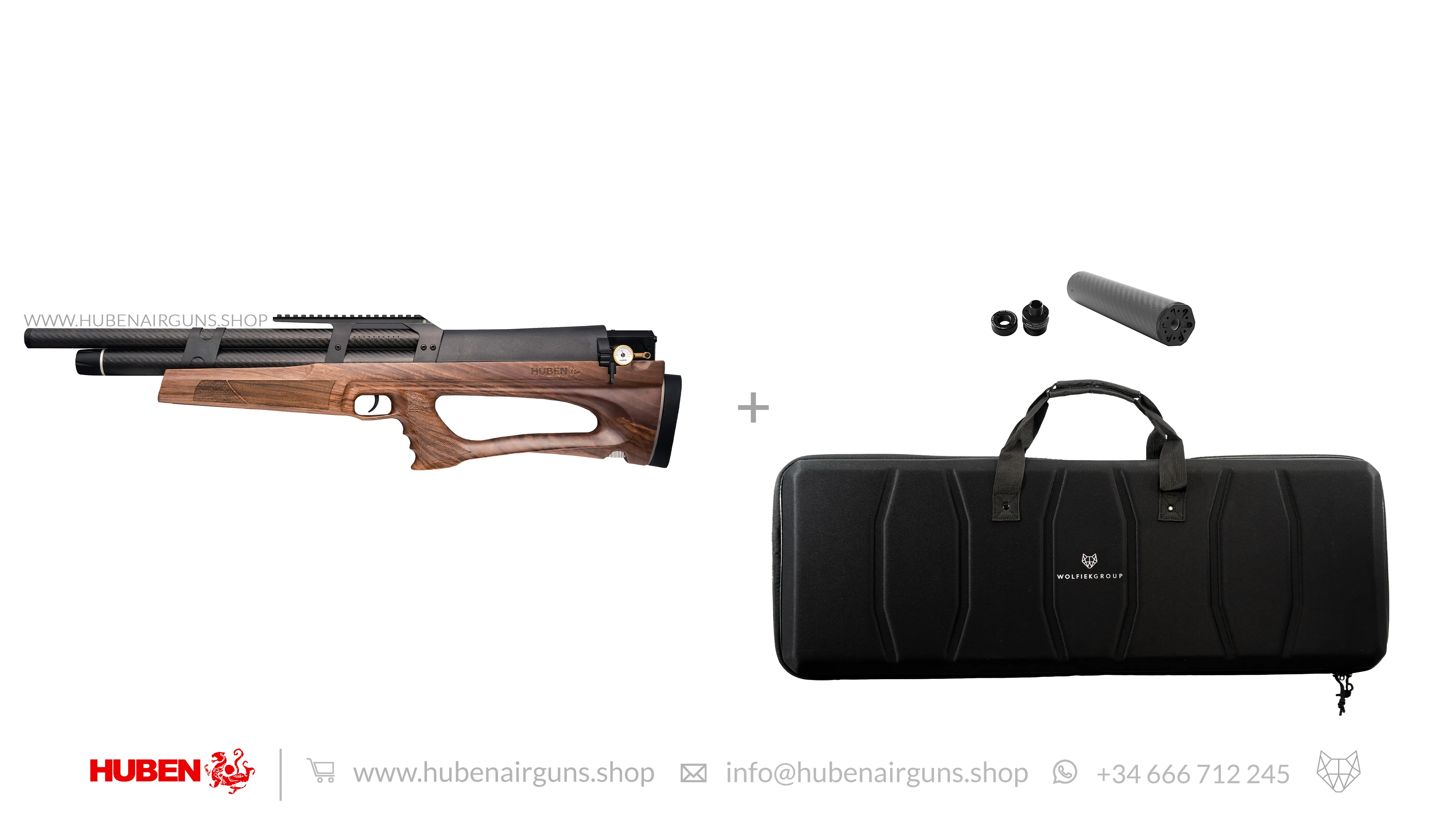 Huben K1 Special Edition Air Rifle - Cal .22 (5.5mm)