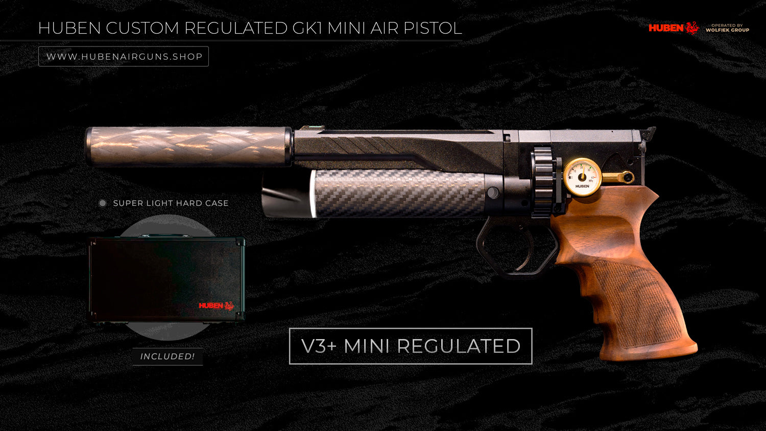 Huben Custom Regulated GK1 V3+ Mini Air Pistol