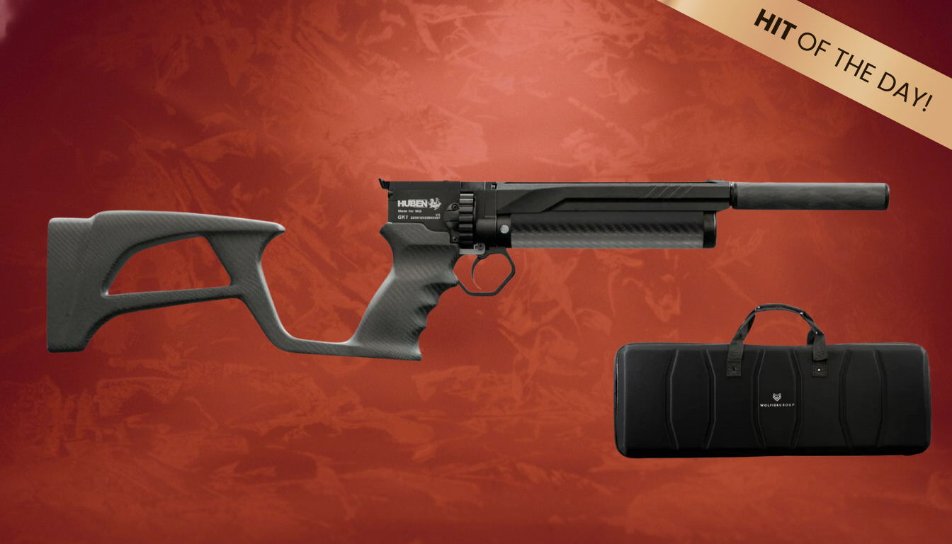Huben GK1 CF PCP Carbine - Cal .25 (6.35mm)