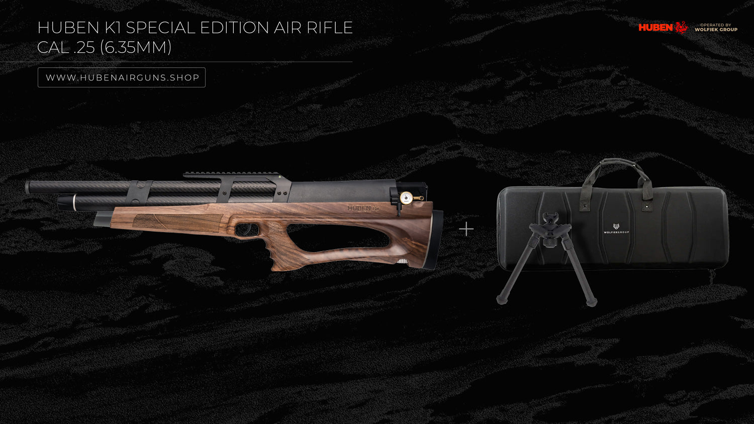 Huben K1 Special Edition Air Rifle - Cal .22 (5.5mm)