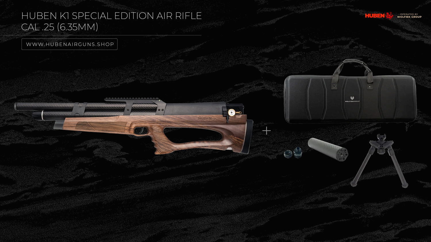 Huben K1 Special Edition Air Rifle - Cal .22 (5.5mm)