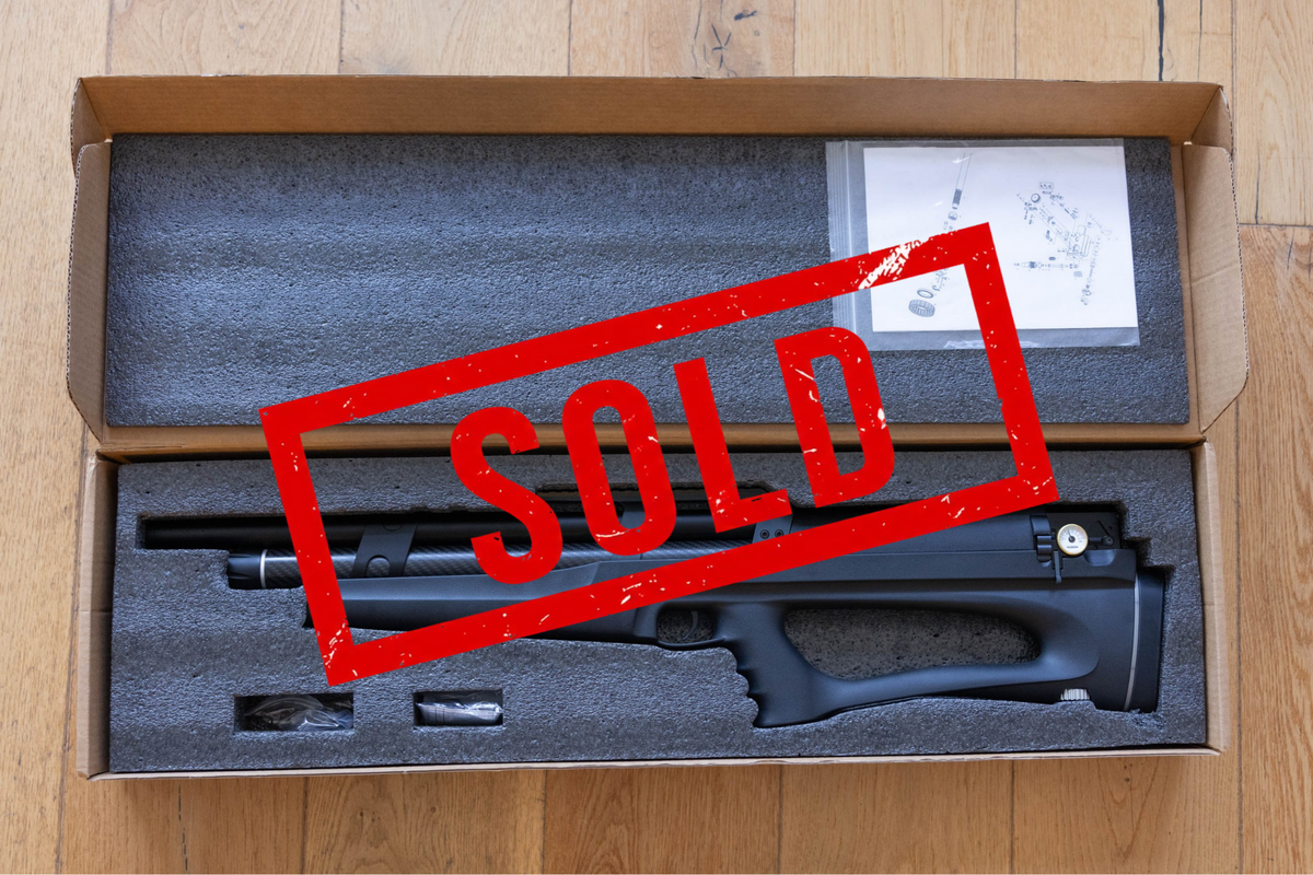 Huben K1 Black · Cal .25 (6.35mm) · 560mm Barrel · Earlier Production · Grade: AAA · 30% OFF