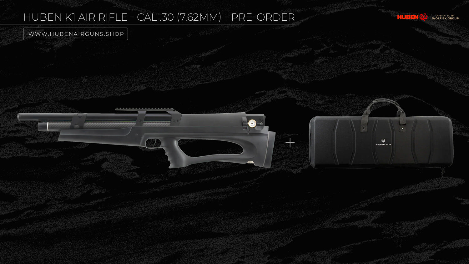 Huben K1 Air Rifle - Cal .30 (7.62mm)  - Pre-Order
