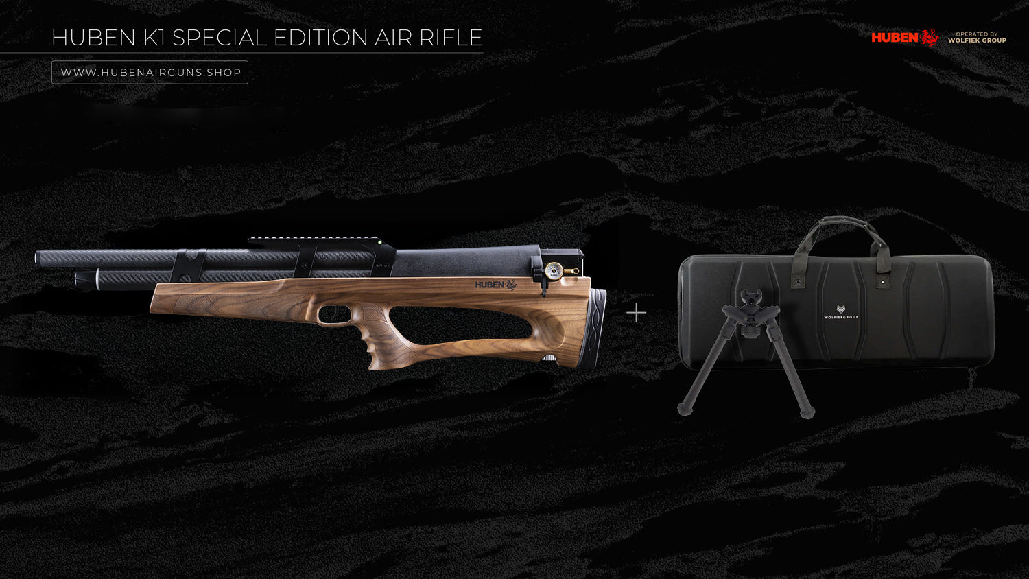 Rifle de Aire Huben K1 Edición Especial - Cal .30 (7.62mm) - Pedido Anticipado