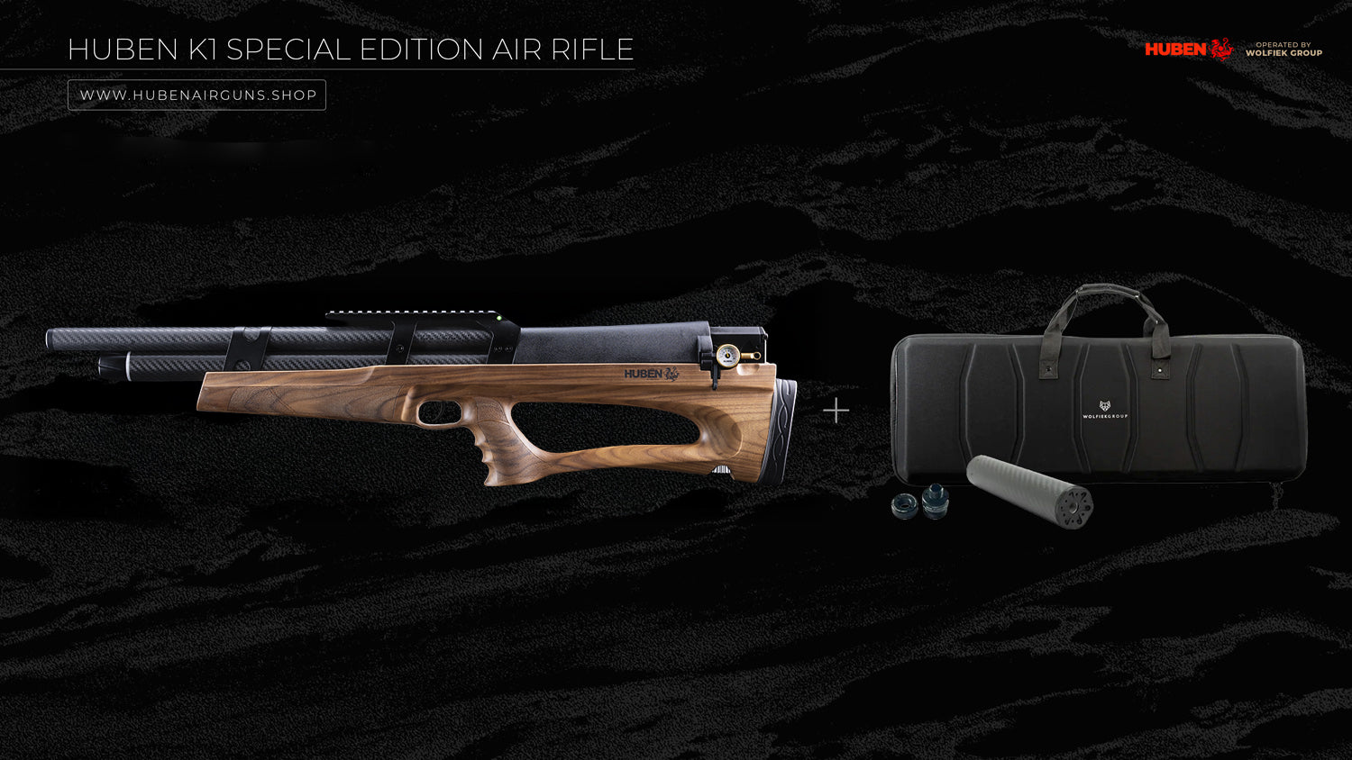 Rifle de Aire Huben K1 Edición Especial - Cal .30 (7.62mm) - Pedido Anticipado