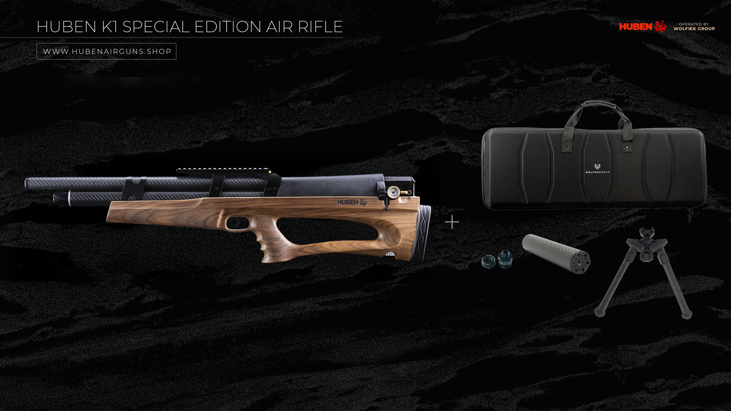 Rifle de Aire Huben K1 Edición Especial - Cal .30 (7.62mm) - Pedido Anticipado