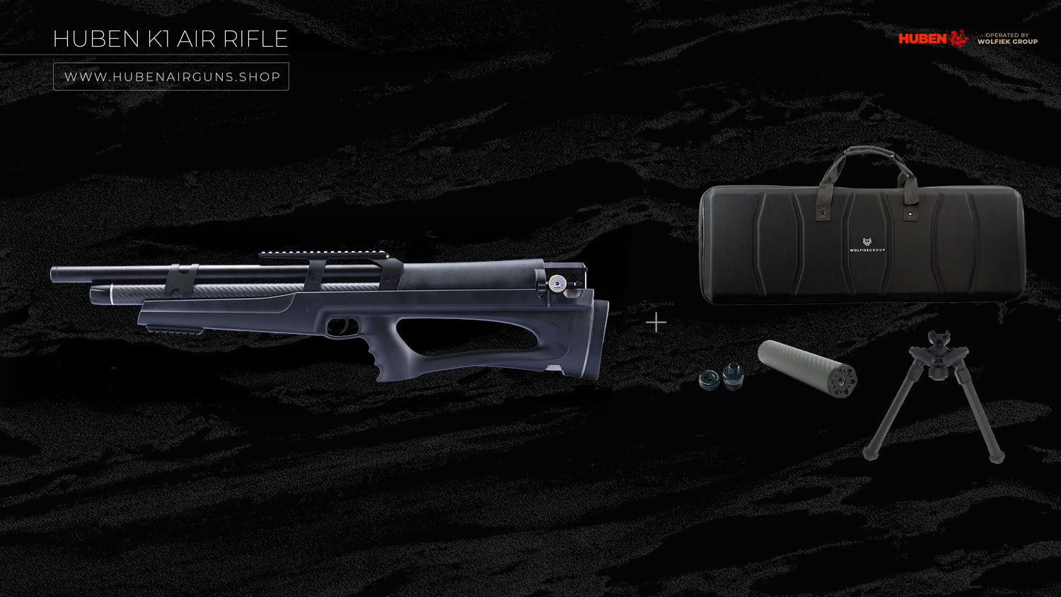 Huben K1 Air Rifle - Cal .25 (6.35mm)