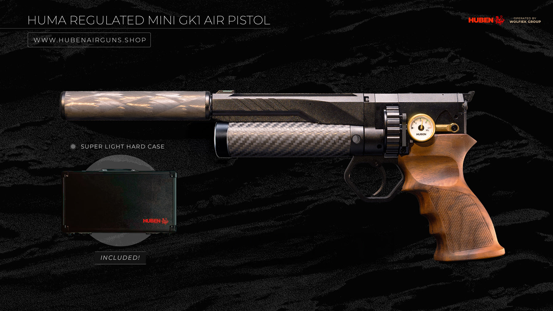 Huben Custom Regulated GK1 V3+ Mini Air Pistol