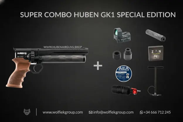 Pistola Huben Super Combo GK1 - Edición especial
