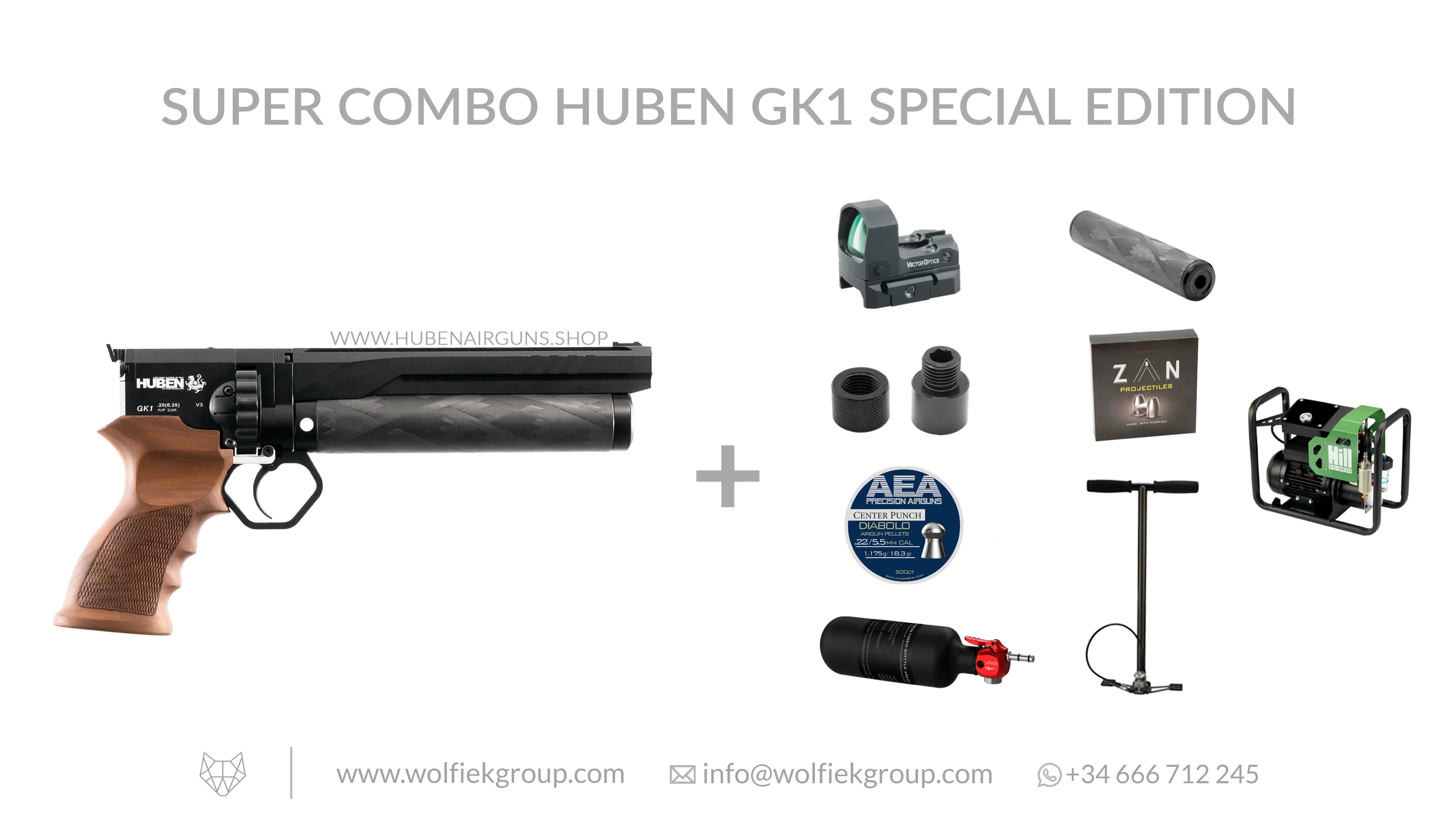 Super Combo Huben Pistol GK1 - Special Edition