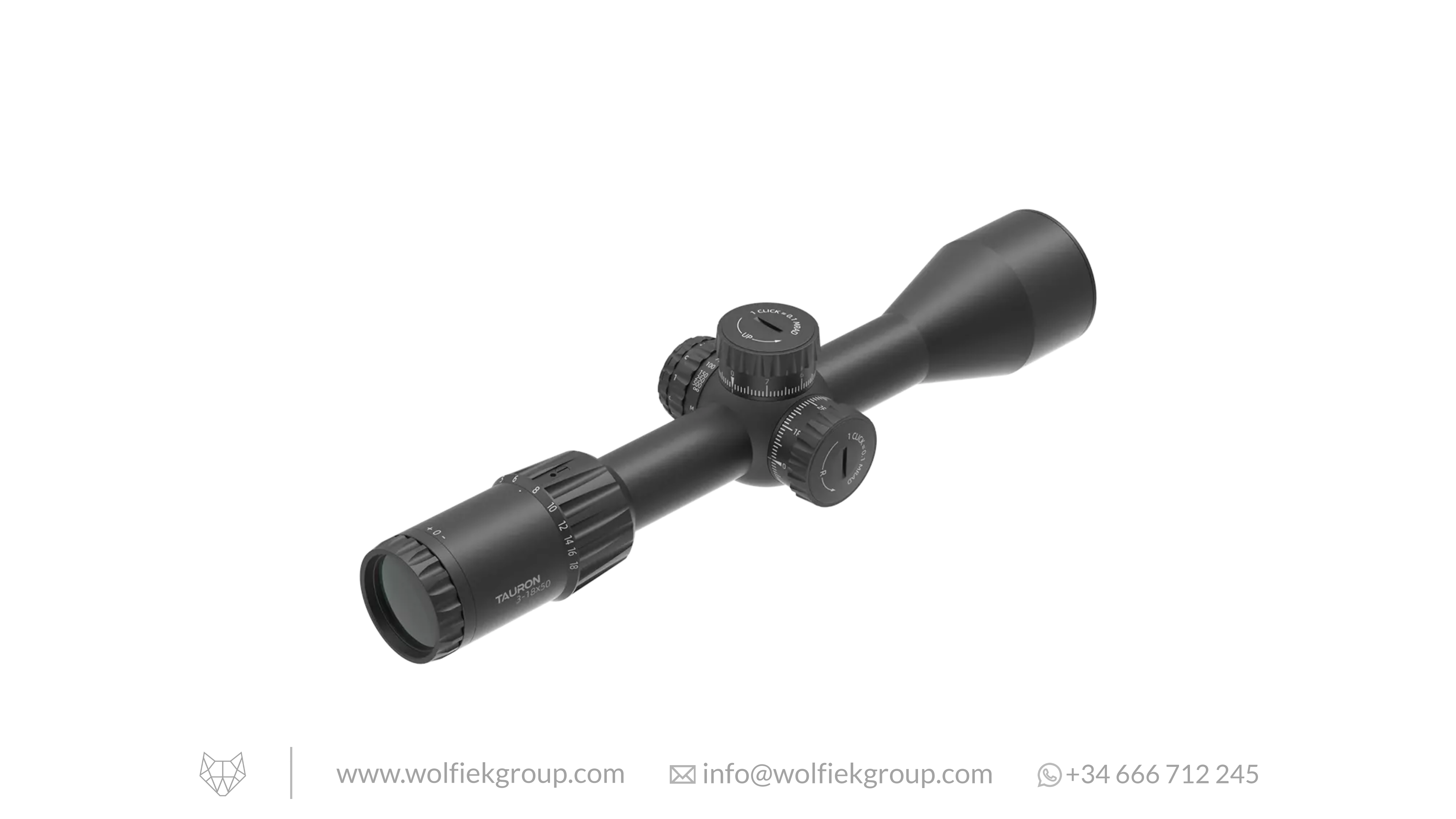 Vector Optics Tauron Riflescope · 3-18x50 GenII
