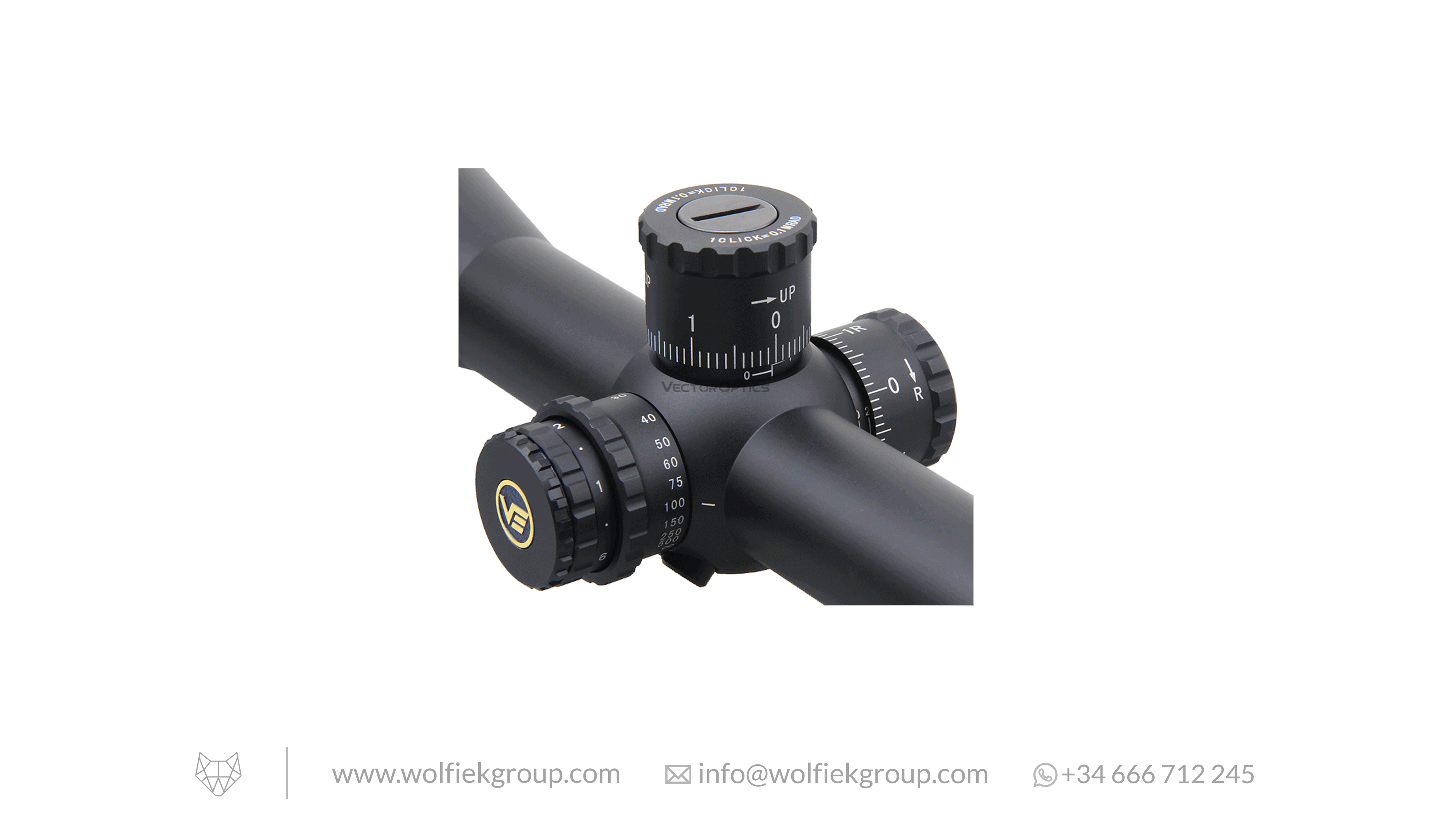 Vector Optics Taurus Riflescope - 4-16x44 HD SFP