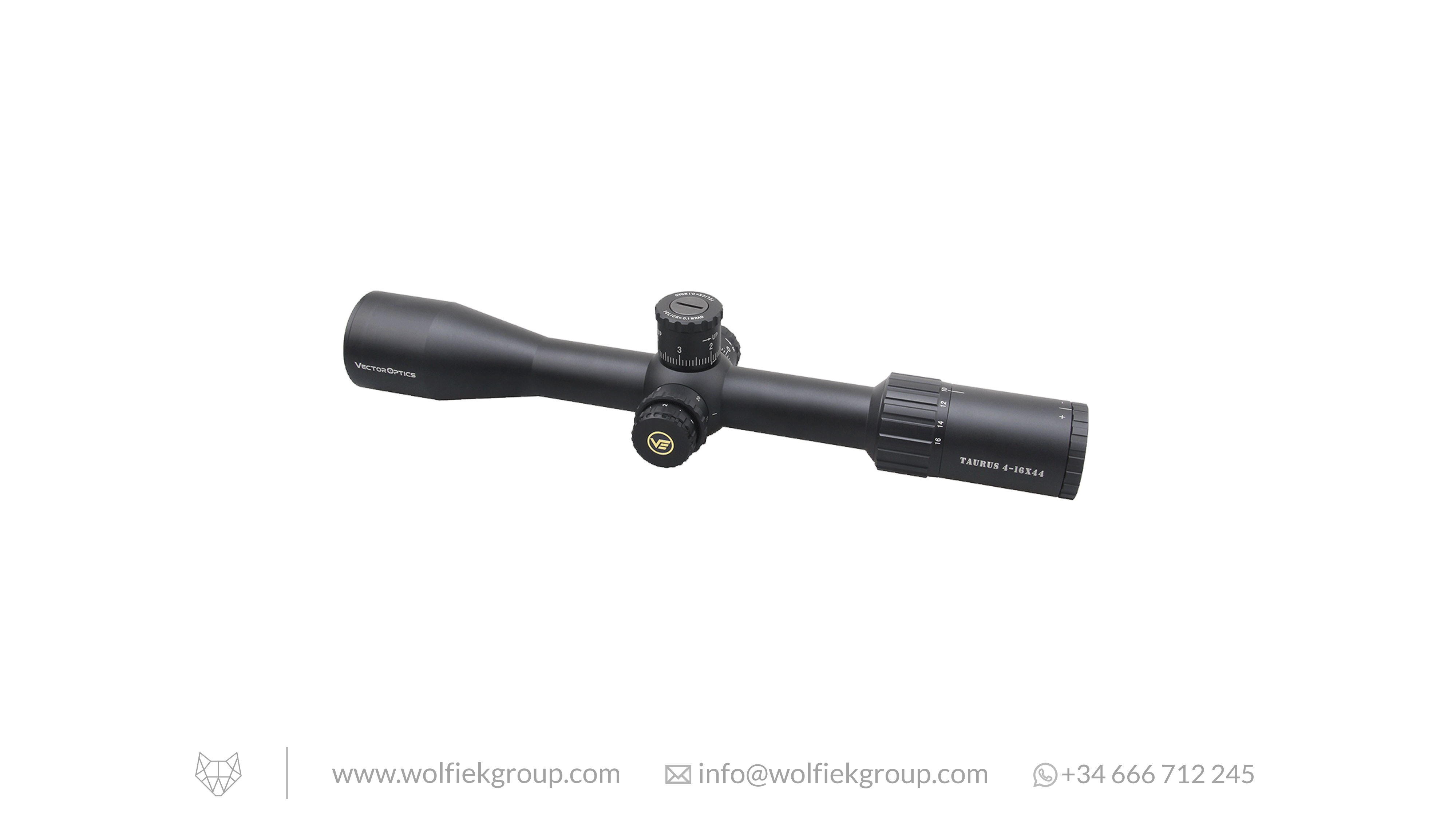 Vector Optics Taurus Riflescope - 4-16x44 HD SFP