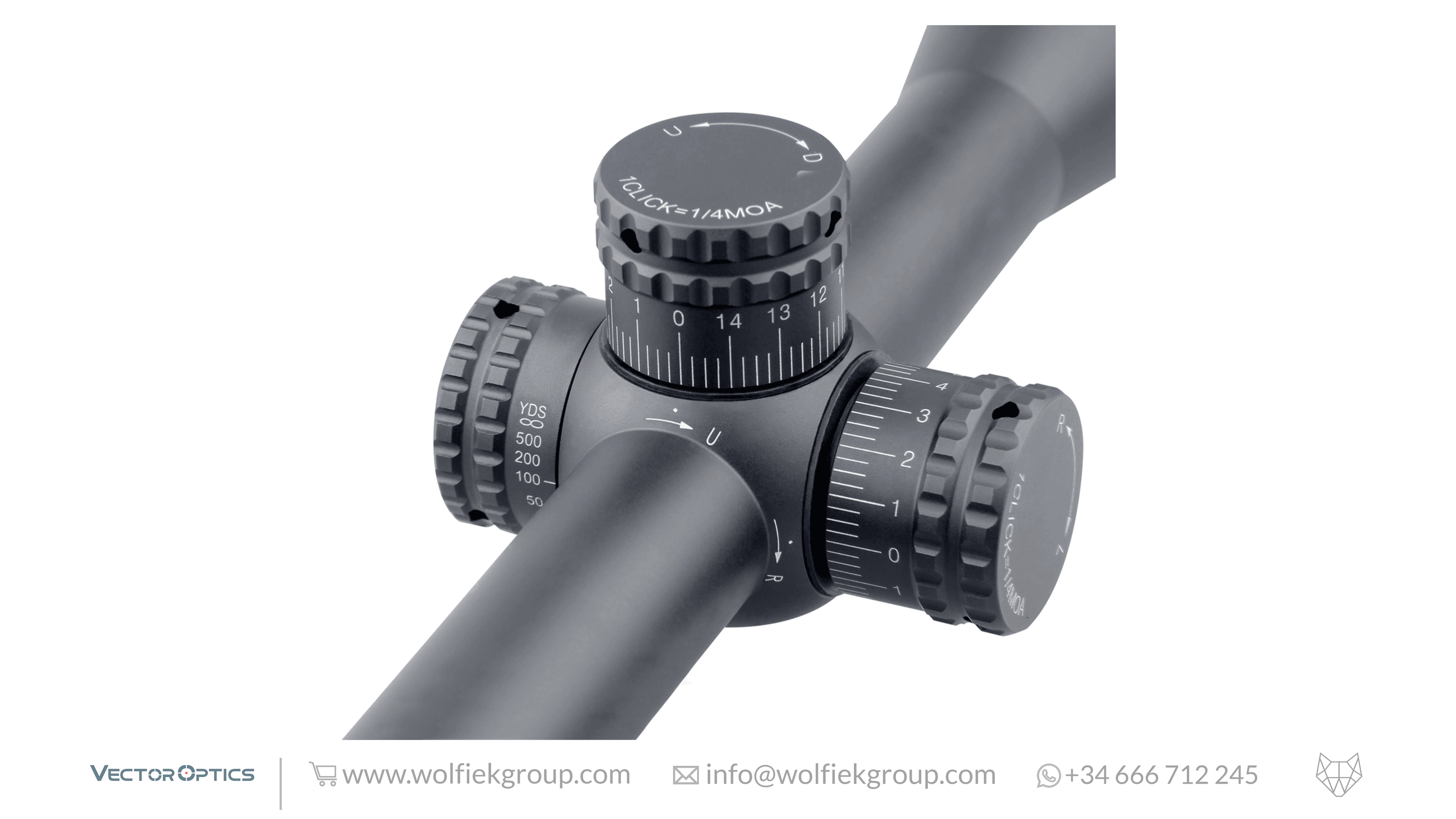 Vector Optics Hugo Riflescope - 4-16x44GT SFP