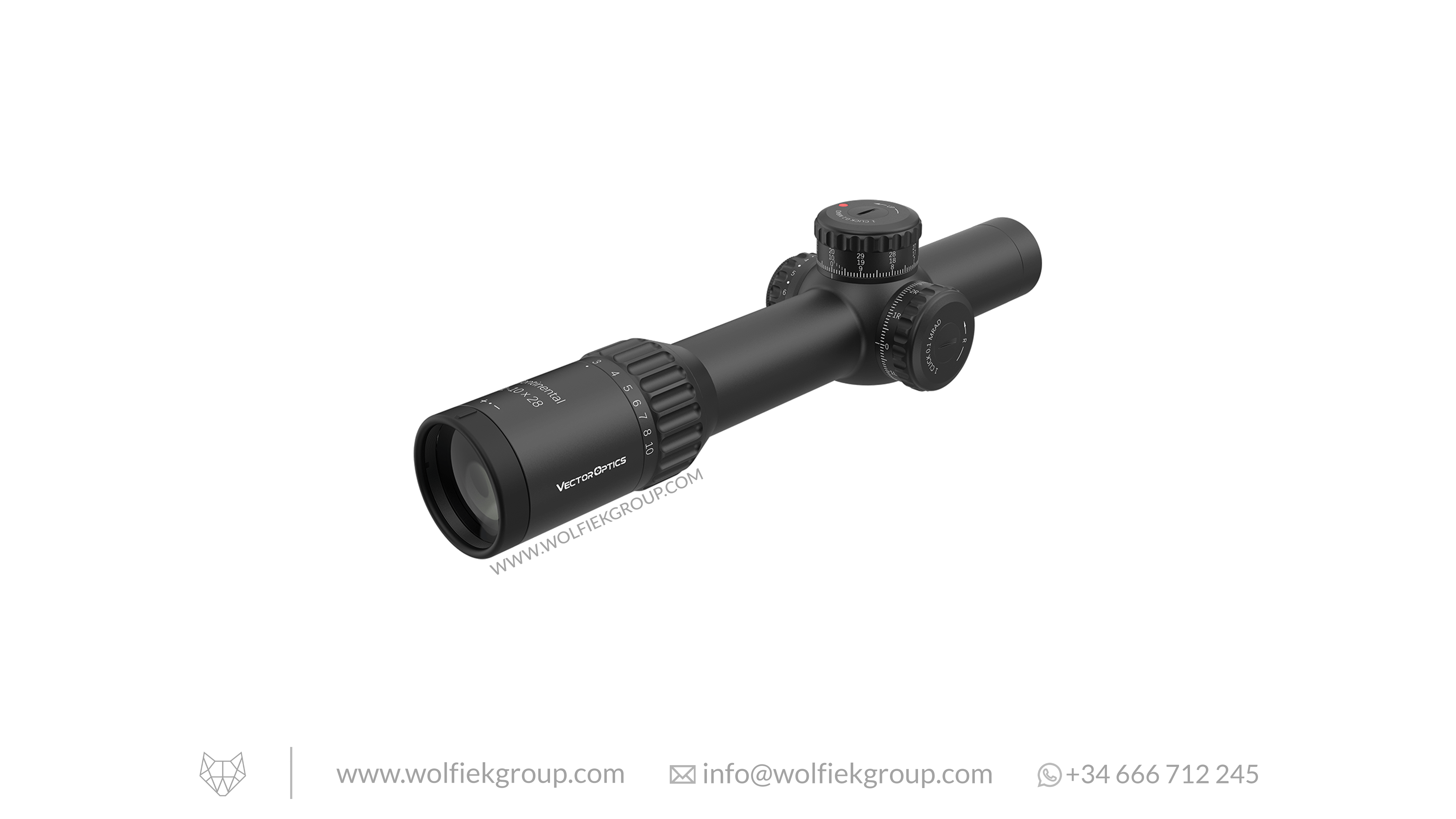 Vector Optics Continental Riflescope – x10 1-10x28 ED VET-CTR FFP