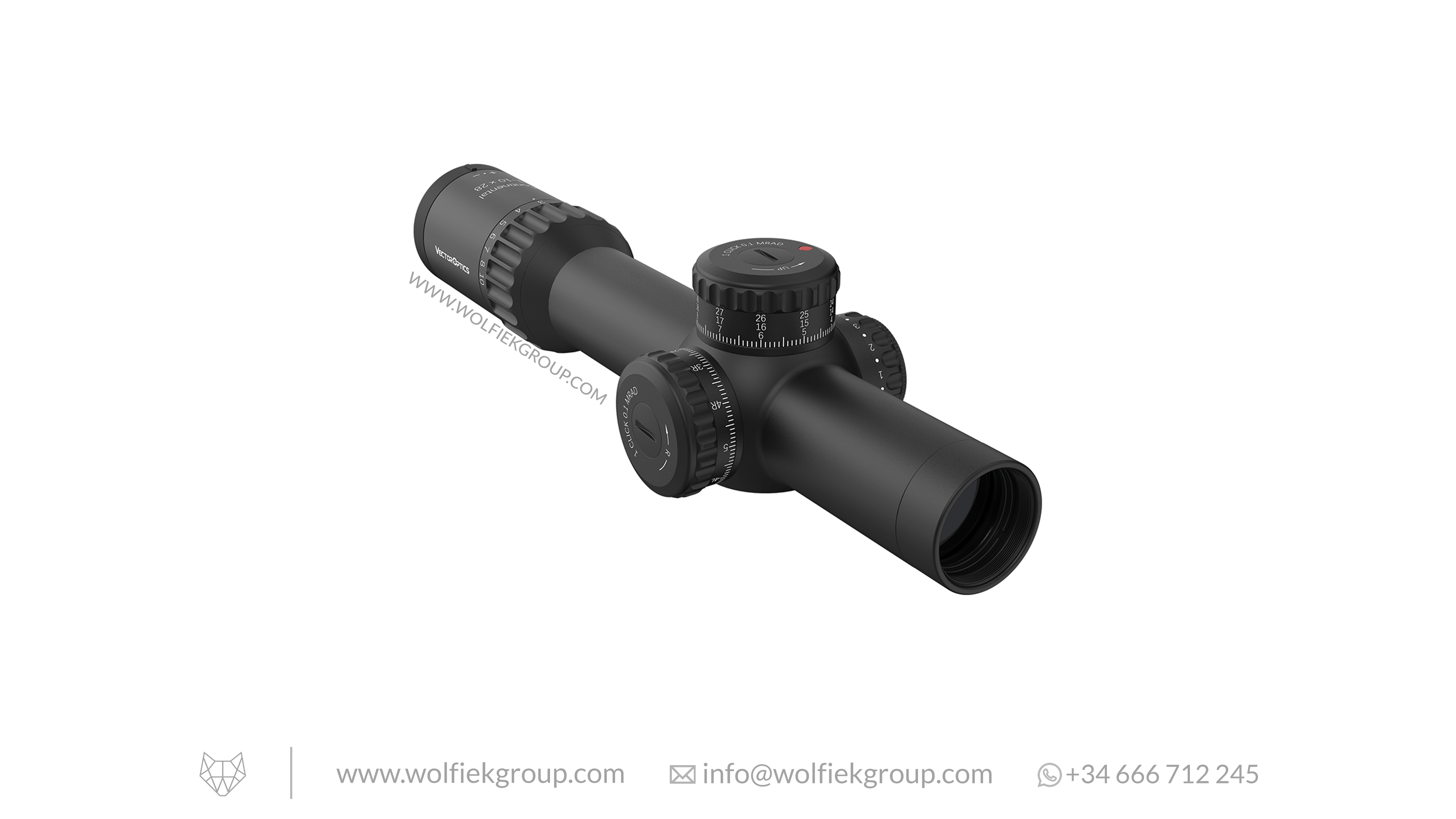 Vector Optics Continental Riflescope – x10 1-10x28 ED VET-RAR FFP