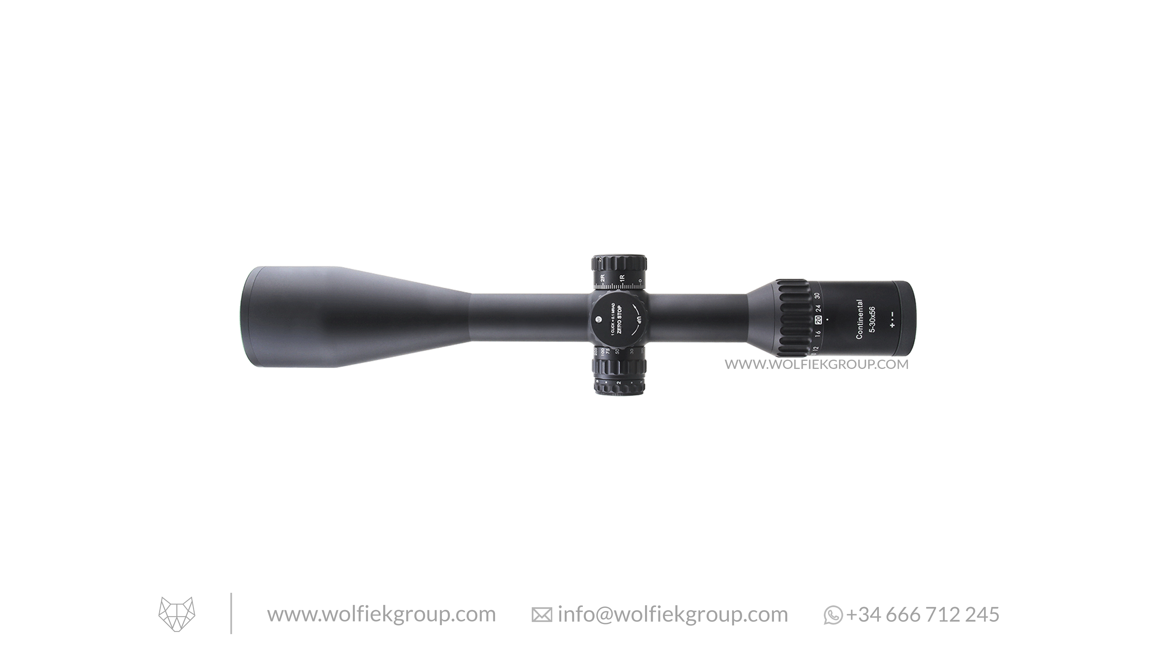 Vector Optics Continental Riflescope Tactical - x6 5-30x56 Zero Stop