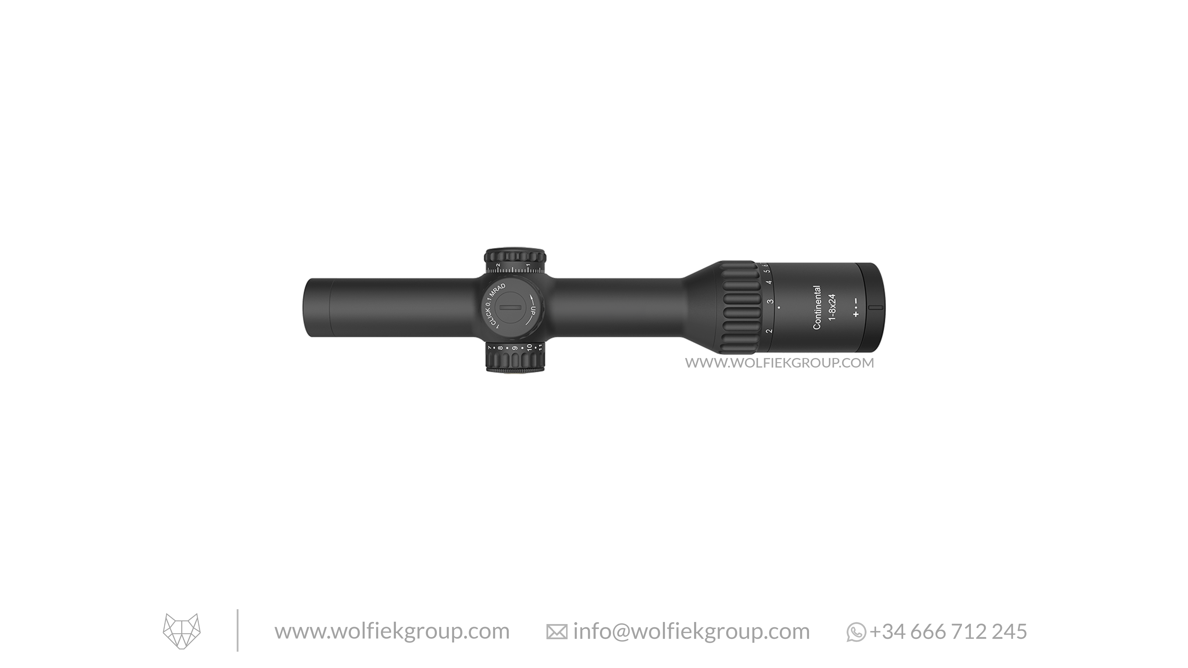 Vector Optics Continental Riflescope Tactical - x8 1-8x24 ED SFP
