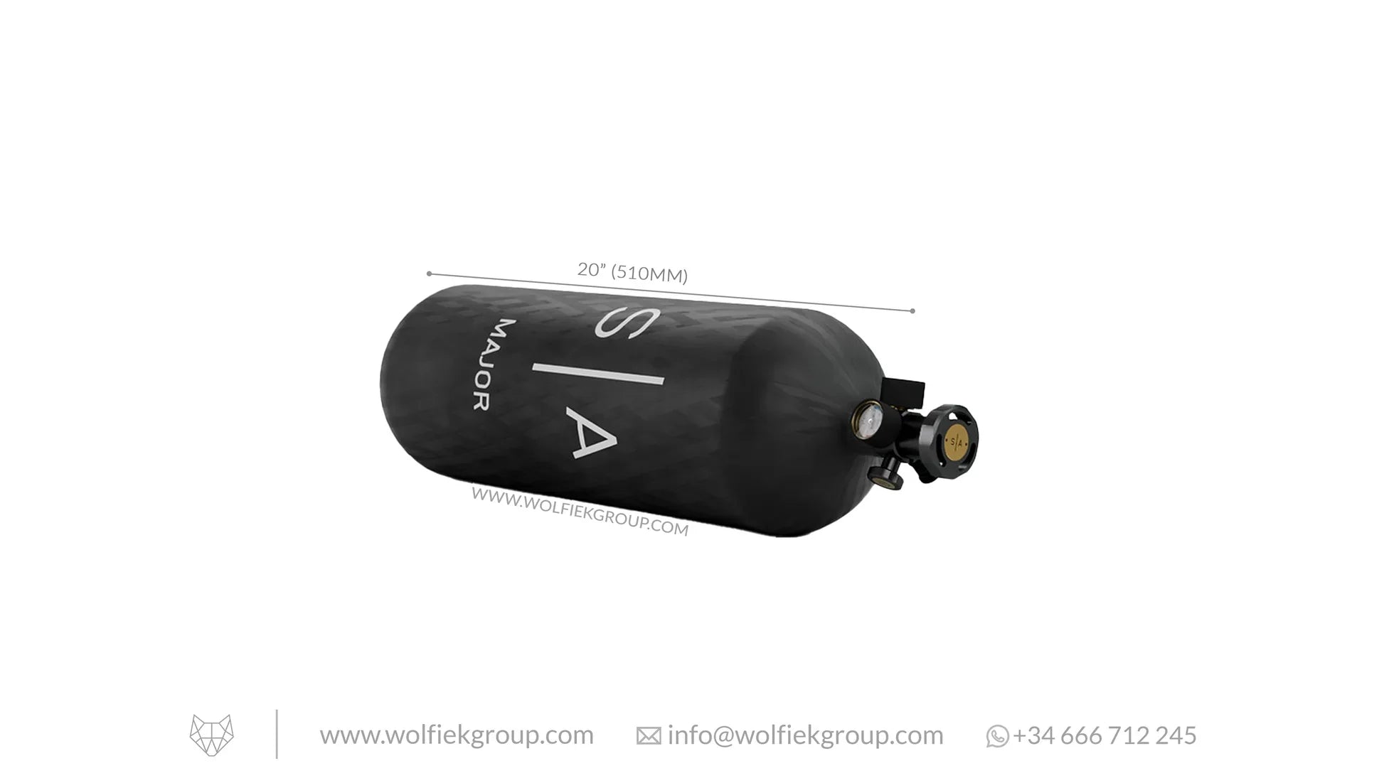 Scandinavian Arms Major PCP Air Tank (6.8L) 2022 Production · Earlier Production · New Units · Grade: AAA · Special Discount