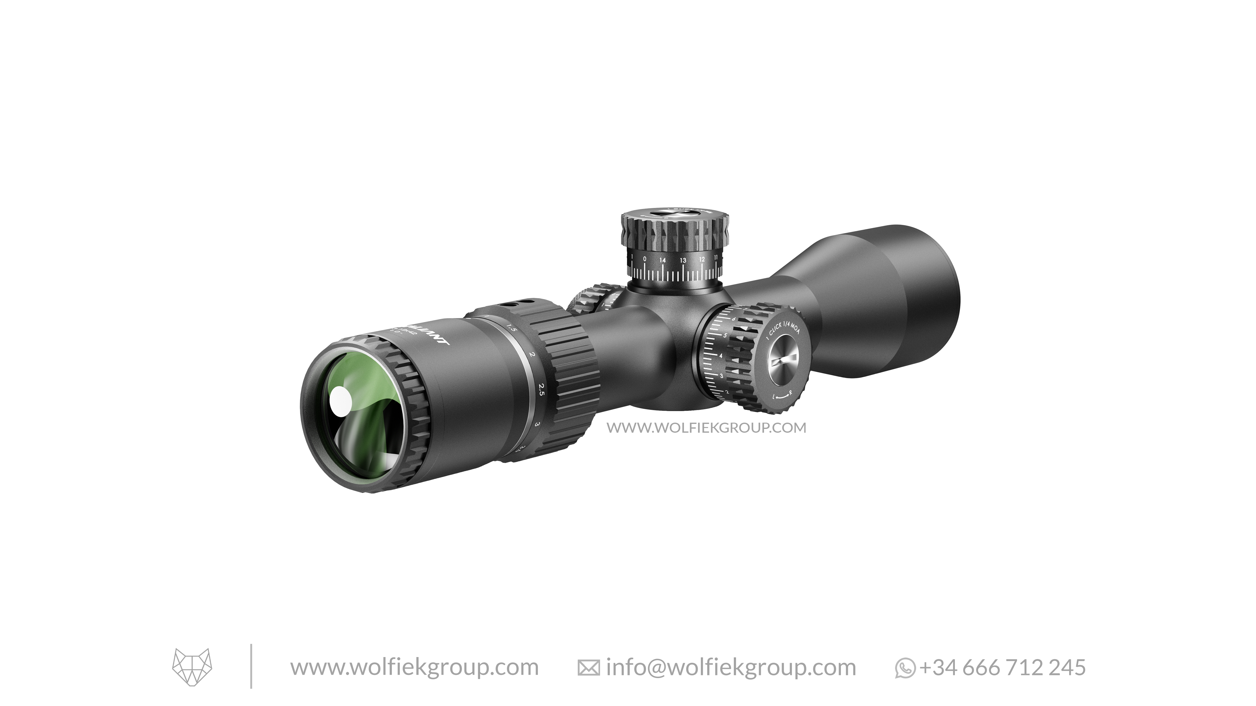 Valiant Optics Themys Riflescope - 3-12x42 SF Compact