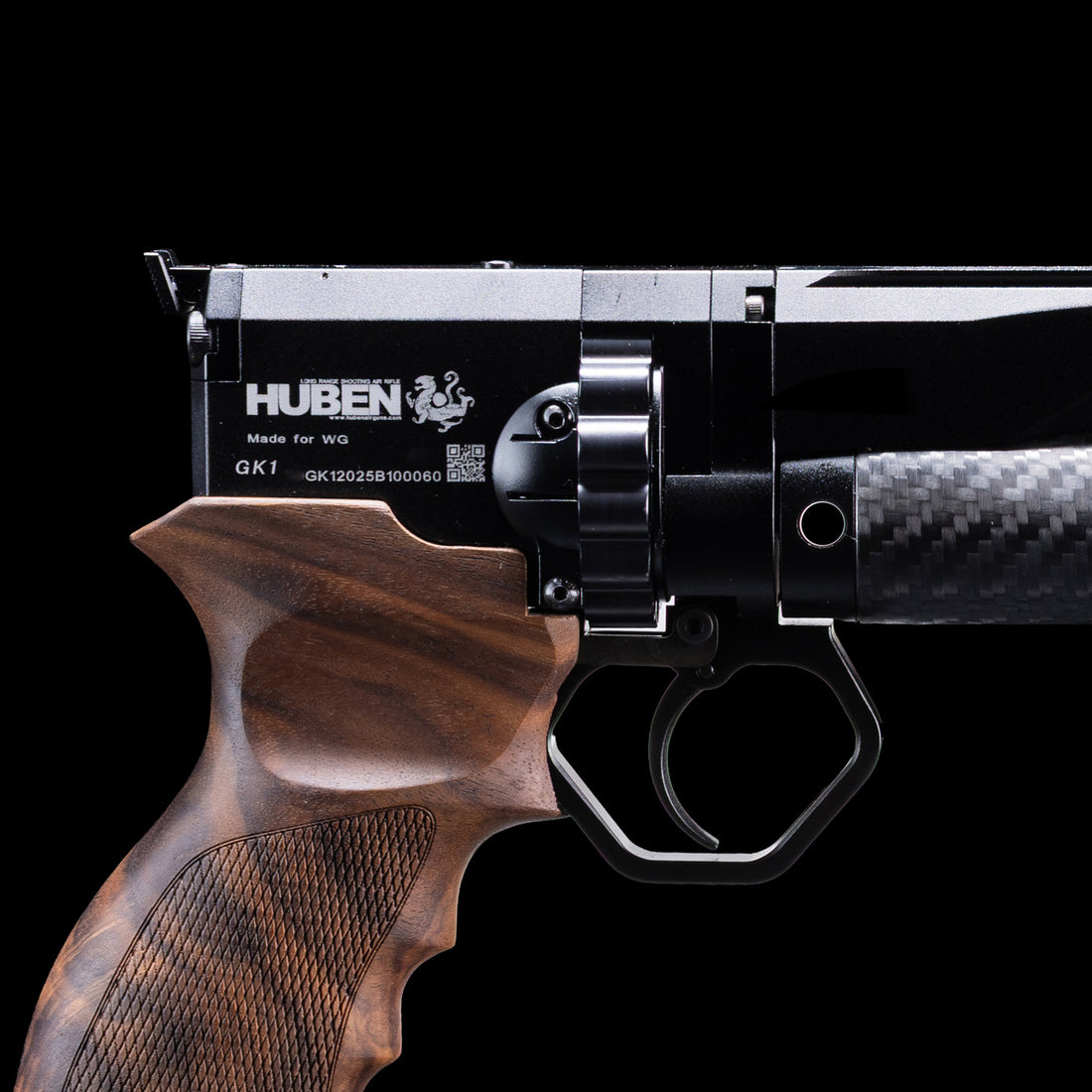 Huben Custom GK1 Air Pistol Regulated - Cal .30 (7.62mm)