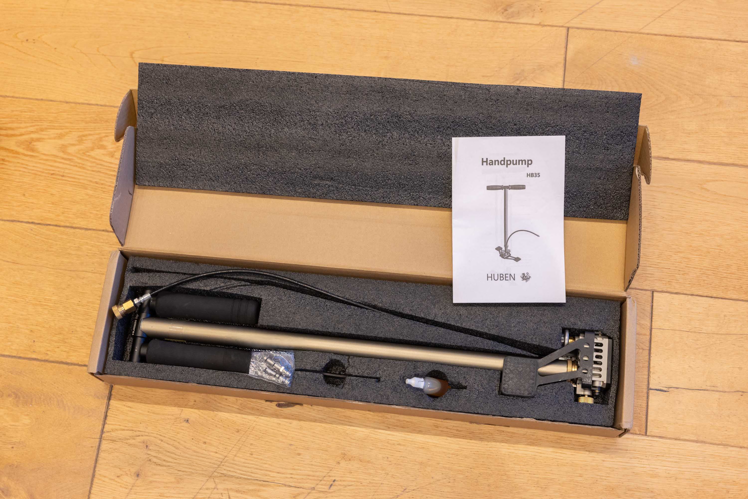 Huben Handpump for PCP Airguns · 350 BAR (5000 PSI) · Returned · Grade AA · 20% OFF