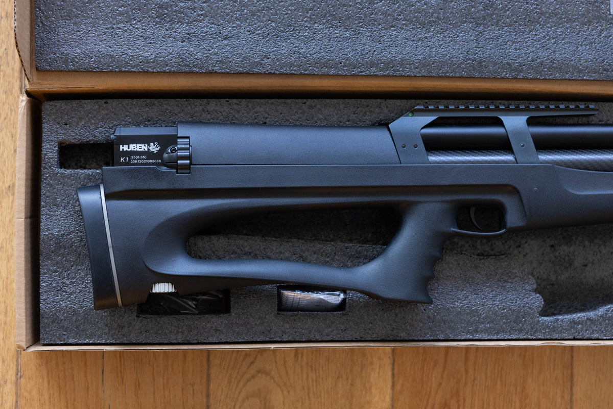 Huben K1 Black · Cal .25 (6.35mm) · 560mm Barrel · Earlier Production · Grade: AAA · 30% OFF