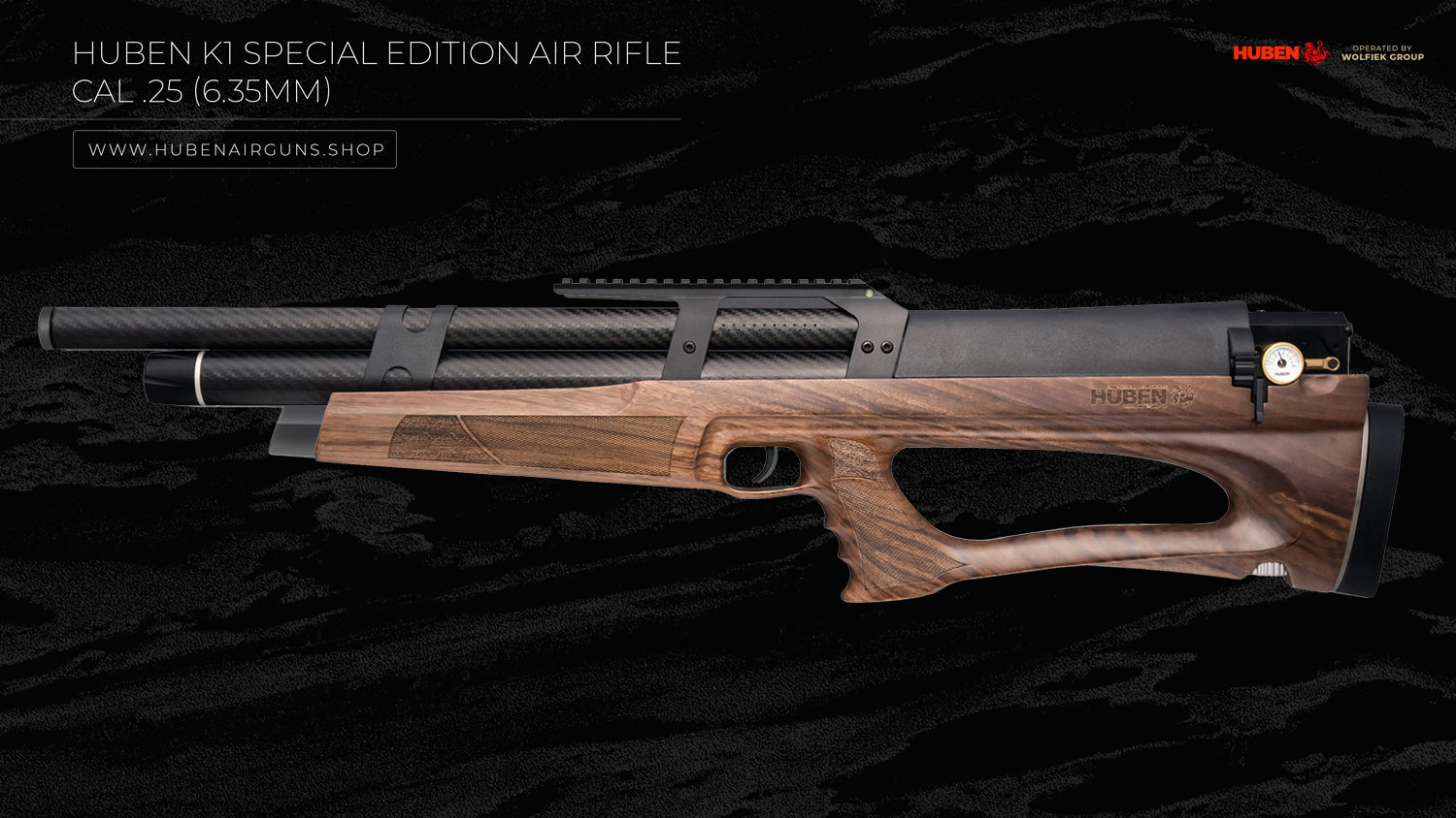 Huben K1 Special Edition Air Rifle - Cal .22 (5.5mm)