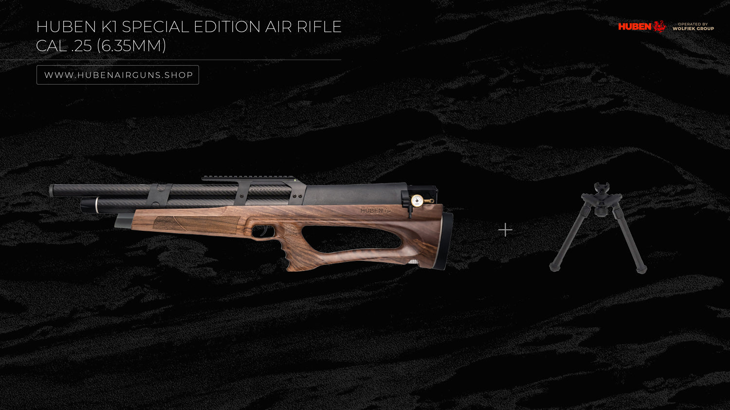 Huben K1 Special Edition Air Rifle - Cal .22 (5.5mm)